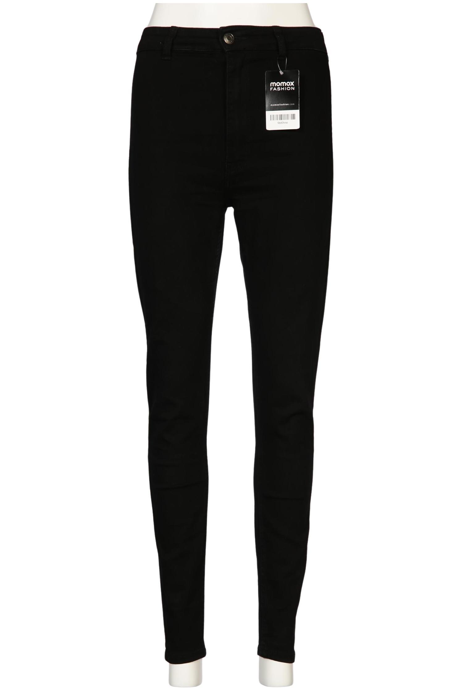 

bershka Damen Jeans, schwarz, Gr. 38