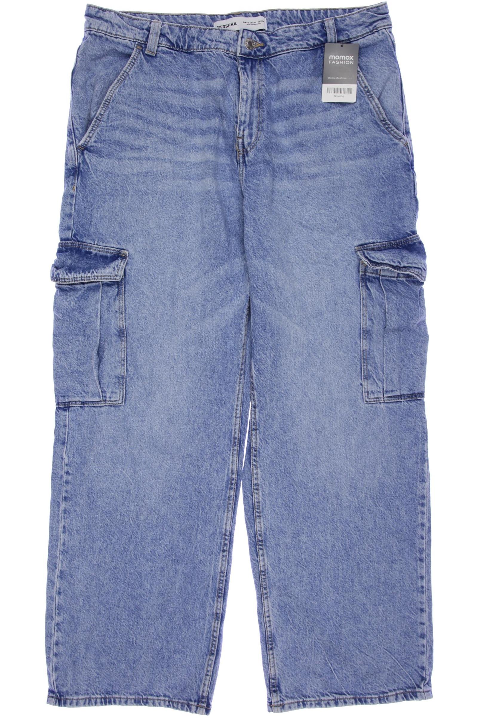 

bershka Damen Jeans, blau, Gr. 44