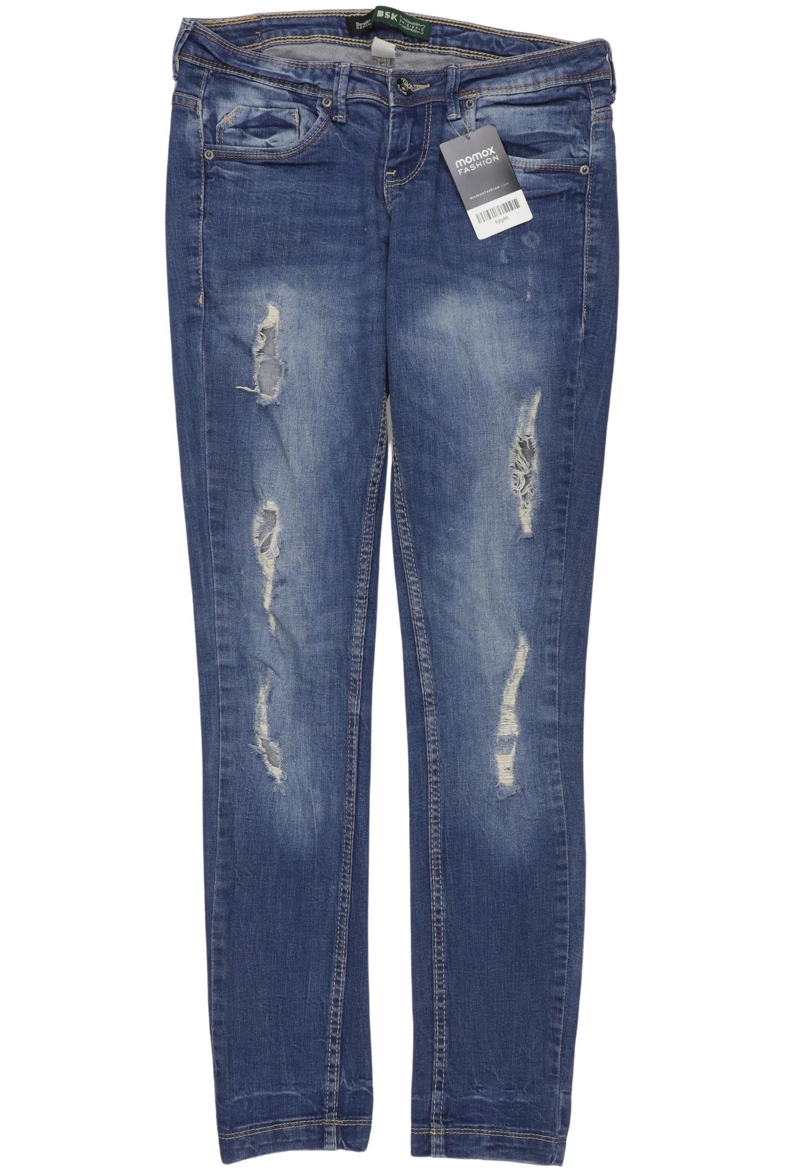 

bershka Damen Jeans, blau, Gr. 36