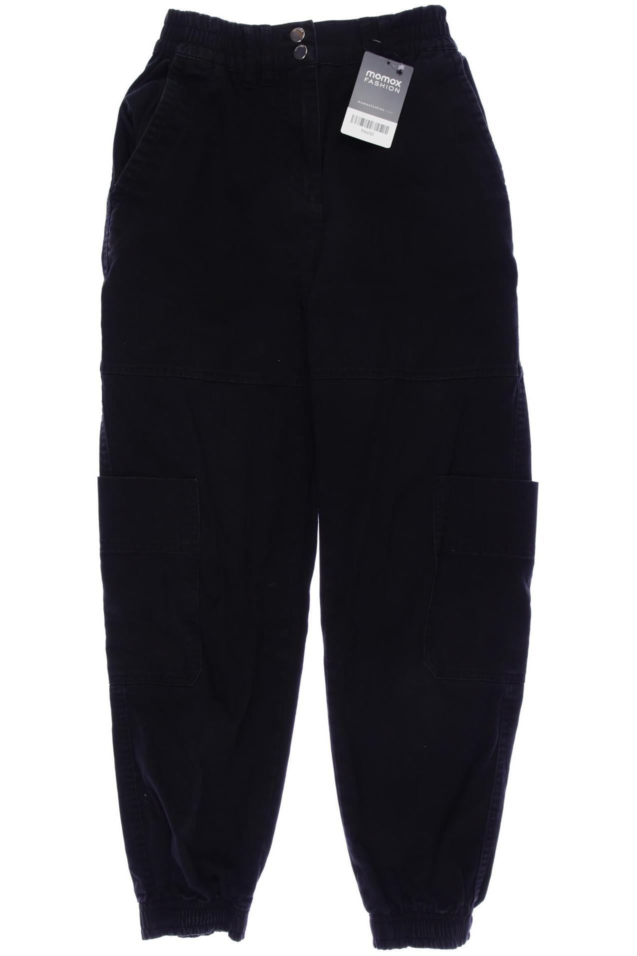 

bershka Damen Jeans, schwarz, Gr. 34