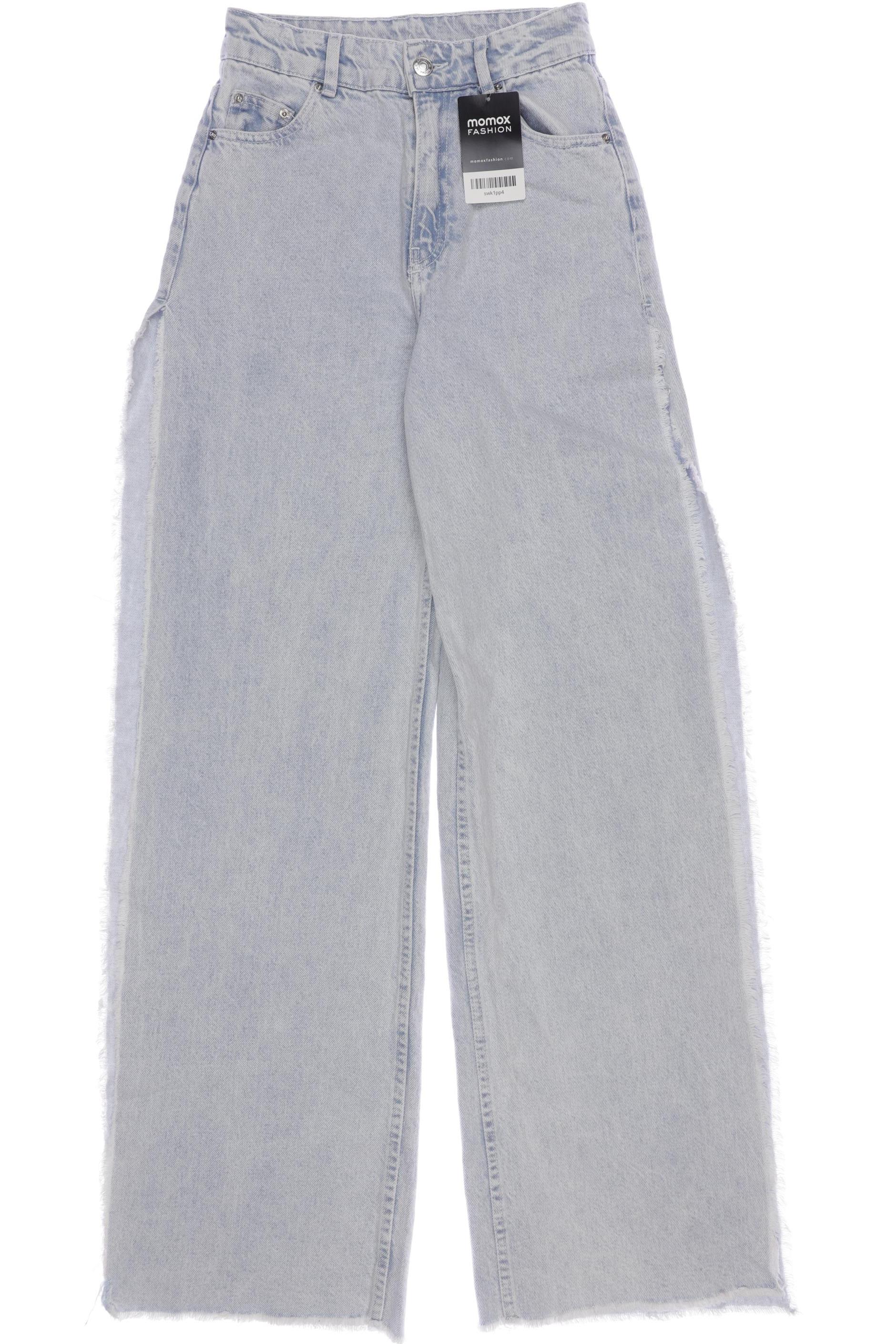 

bershka Damen Jeans, hellblau, Gr. 23