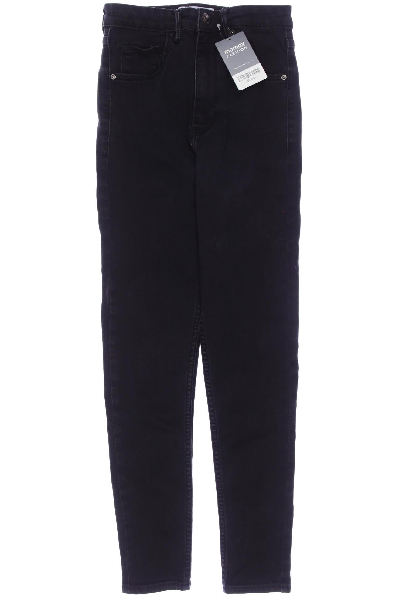 

bershka Damen Jeans, schwarz, Gr. 36