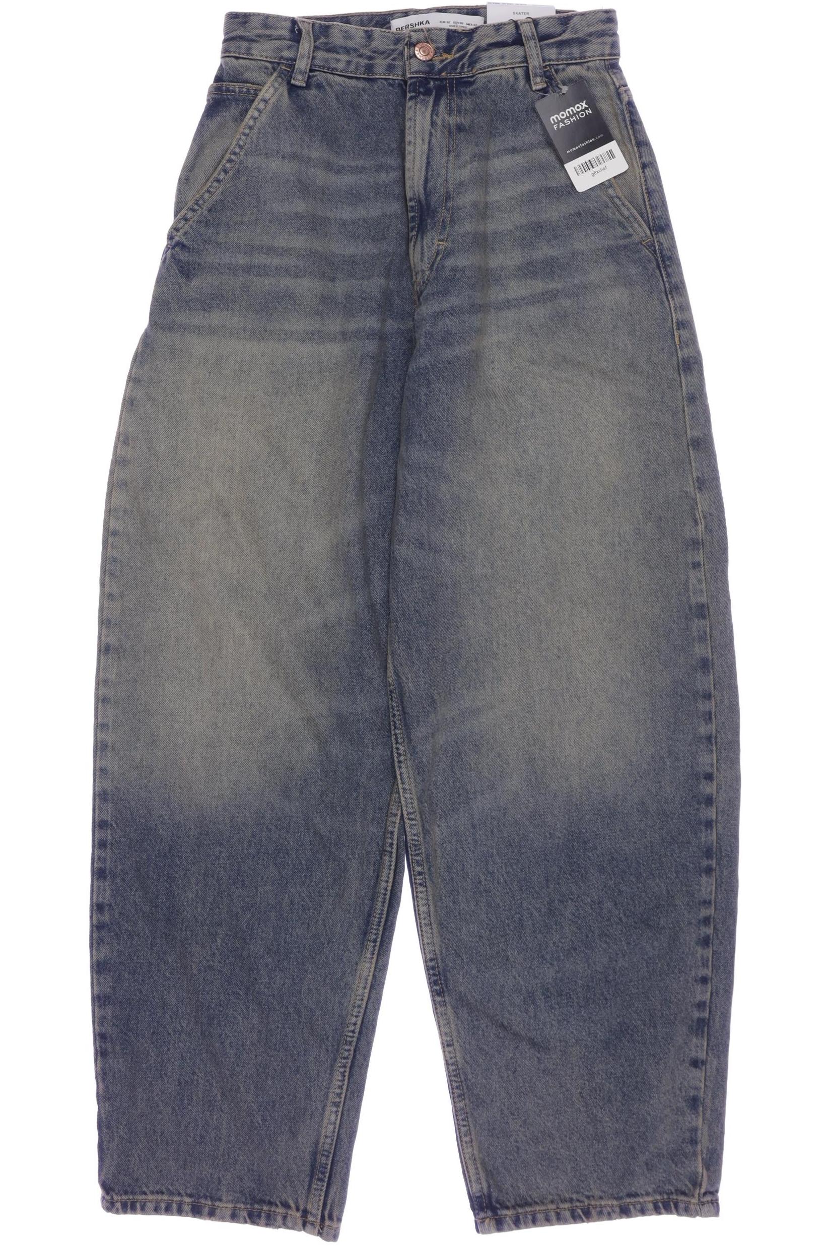 

bershka Damen Jeans, blau, Gr. 32