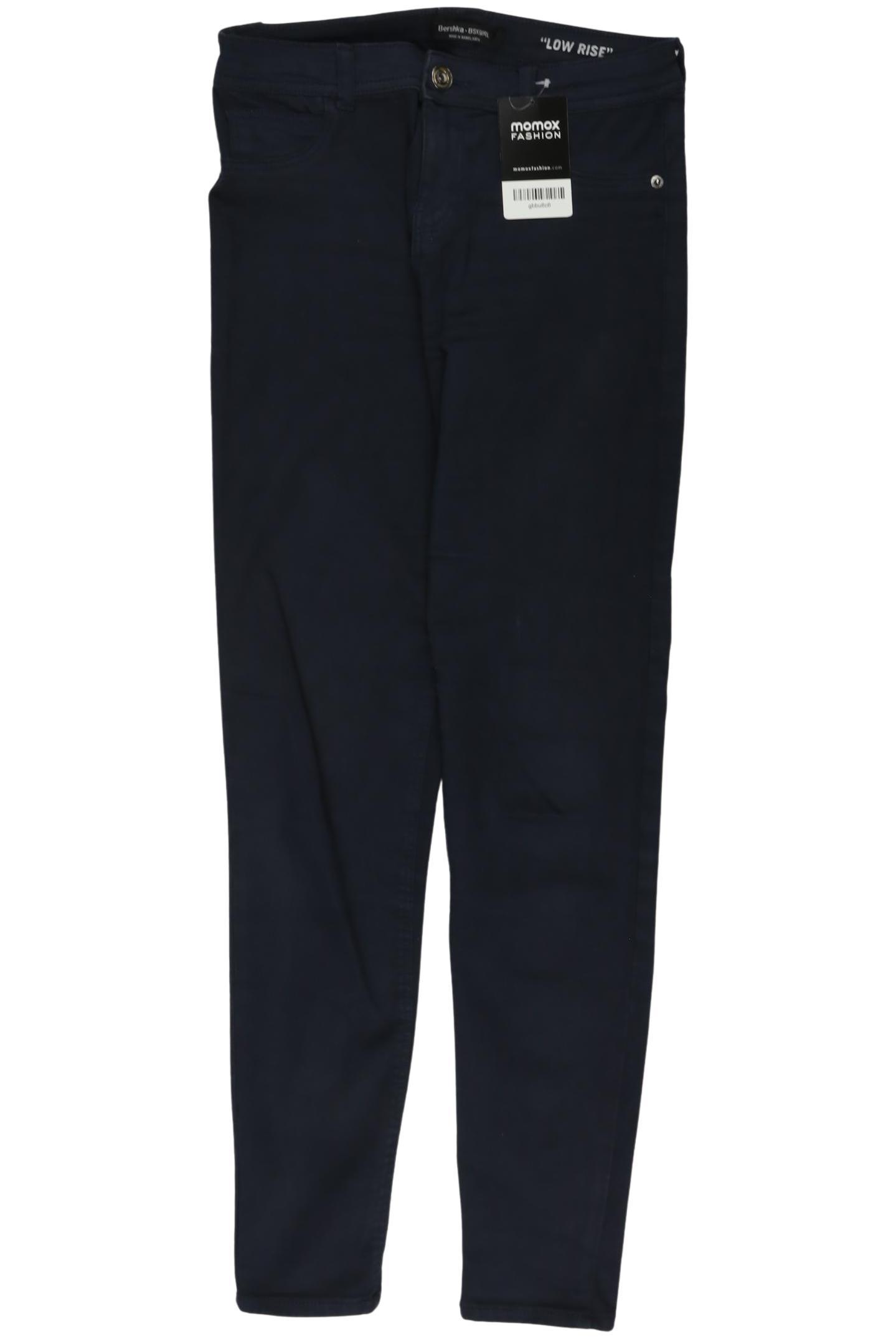 

bershka Damen Jeans, marineblau, Gr. 36