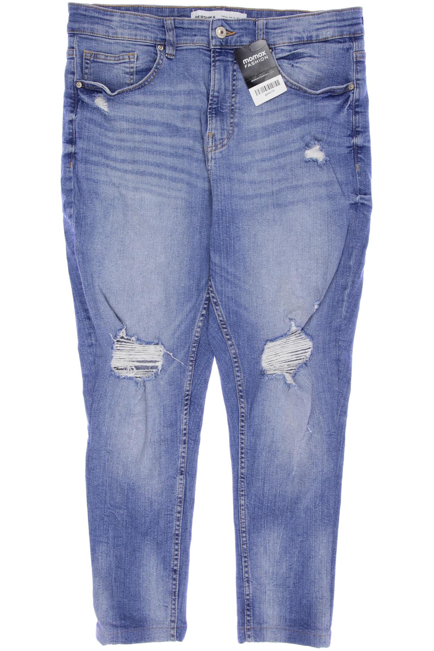 

bershka Damen Jeans, blau, Gr. 42