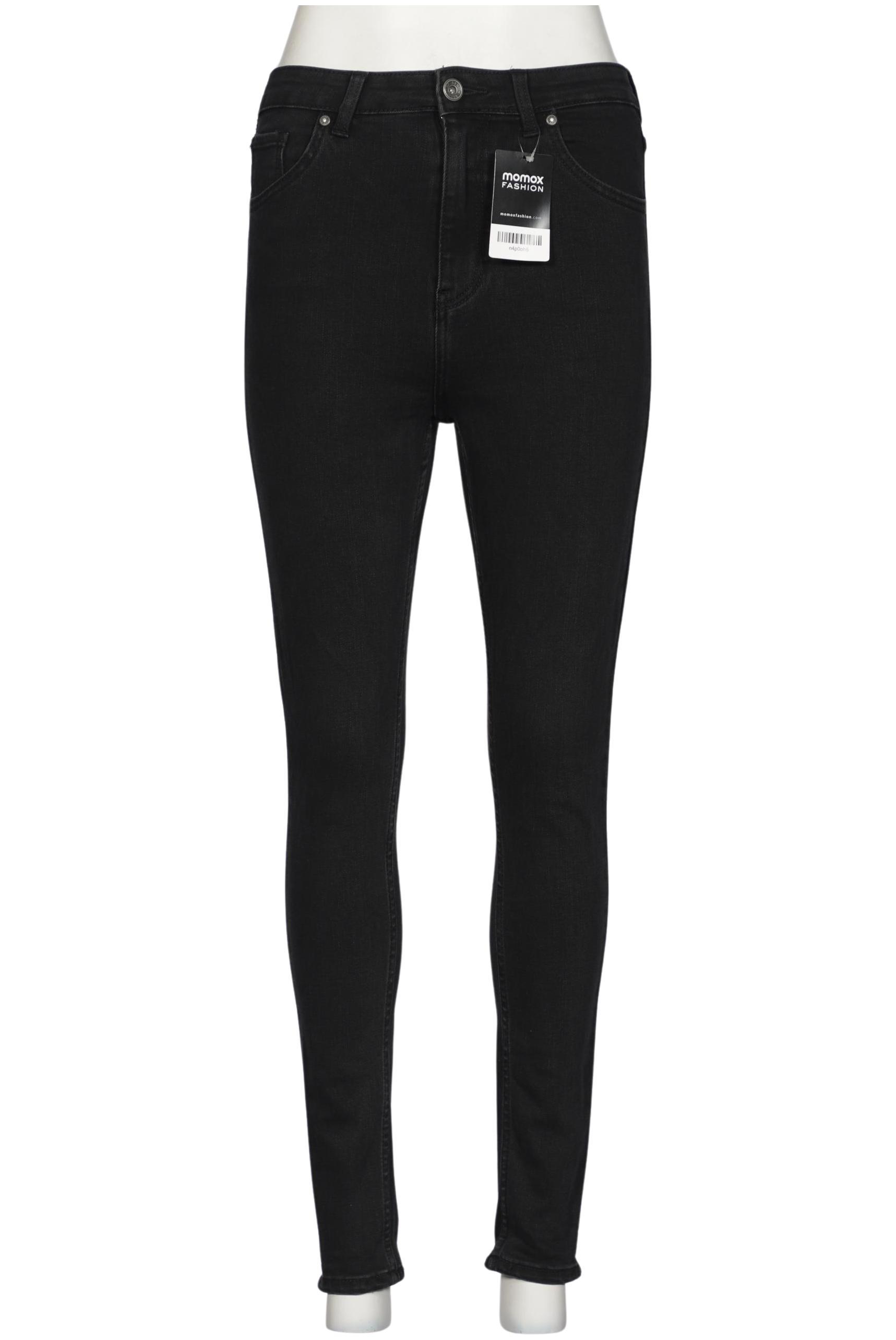 

bershka Damen Jeans, schwarz, Gr. 40