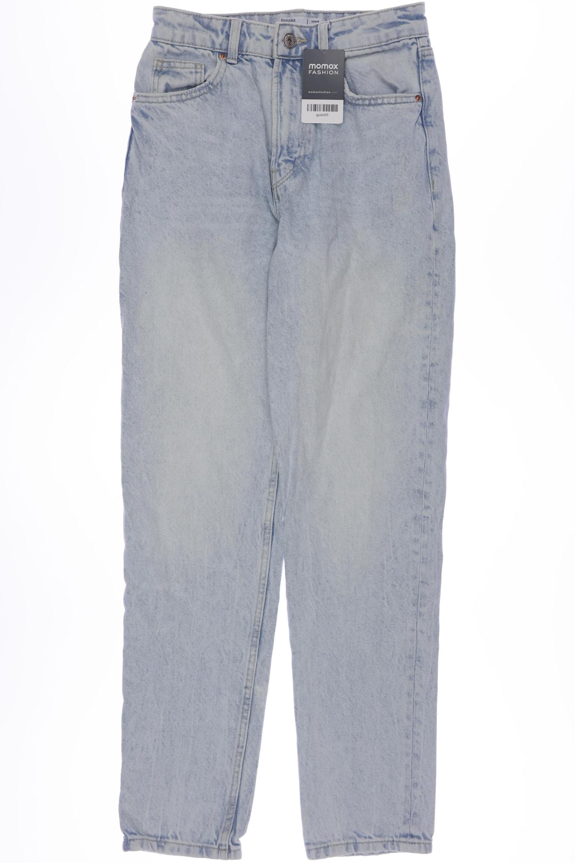 

bershka Damen Jeans, hellblau, Gr. 34