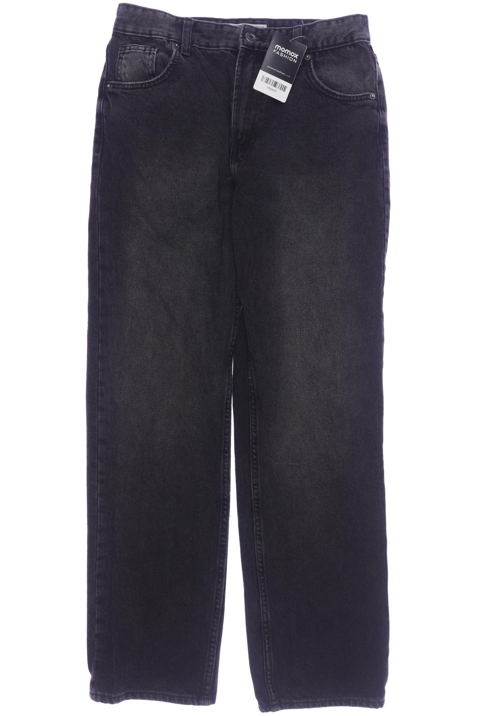 

bershka Damen Jeans, schwarz, Gr. 36