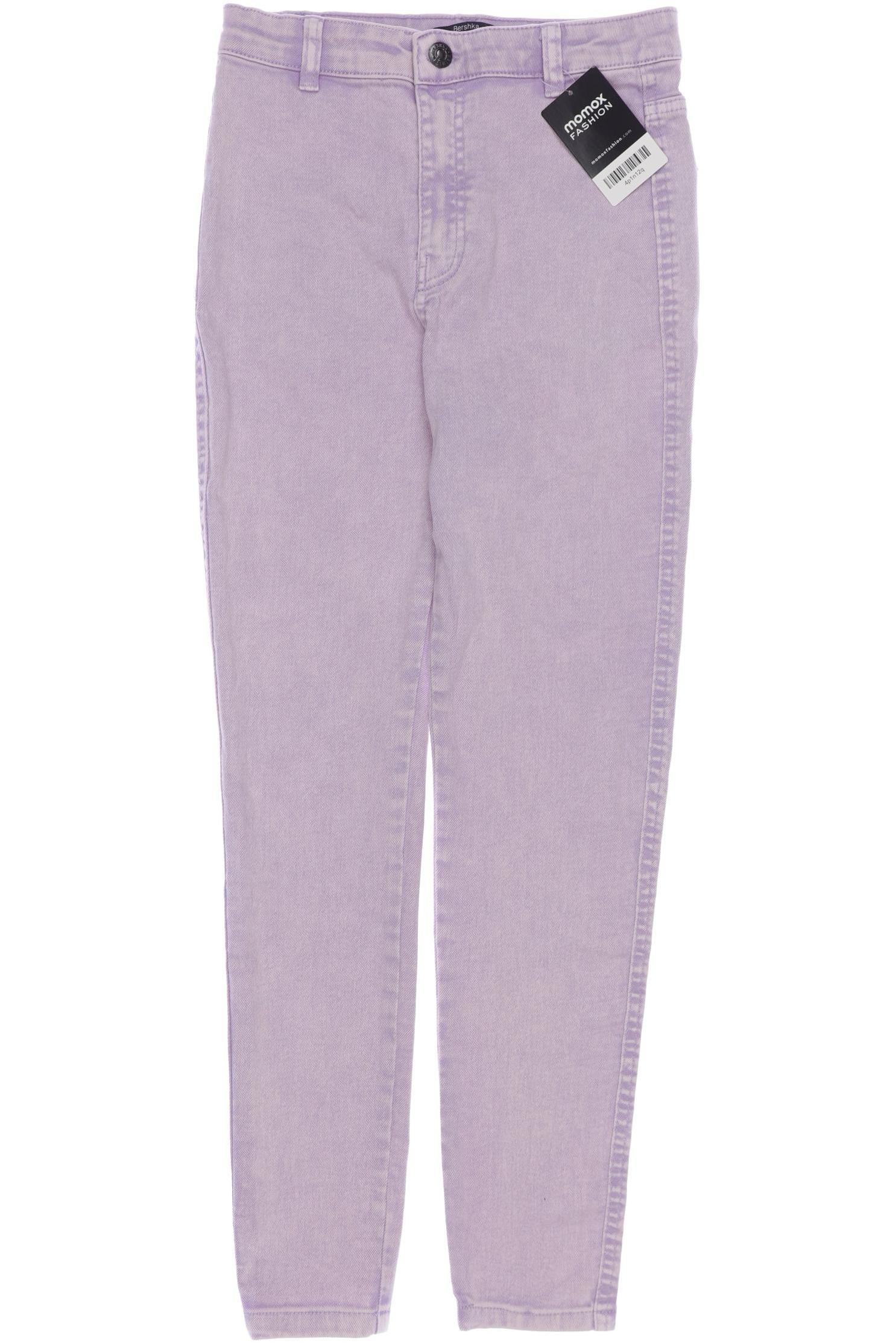 

bershka Damen Jeans, flieder, Gr. 38