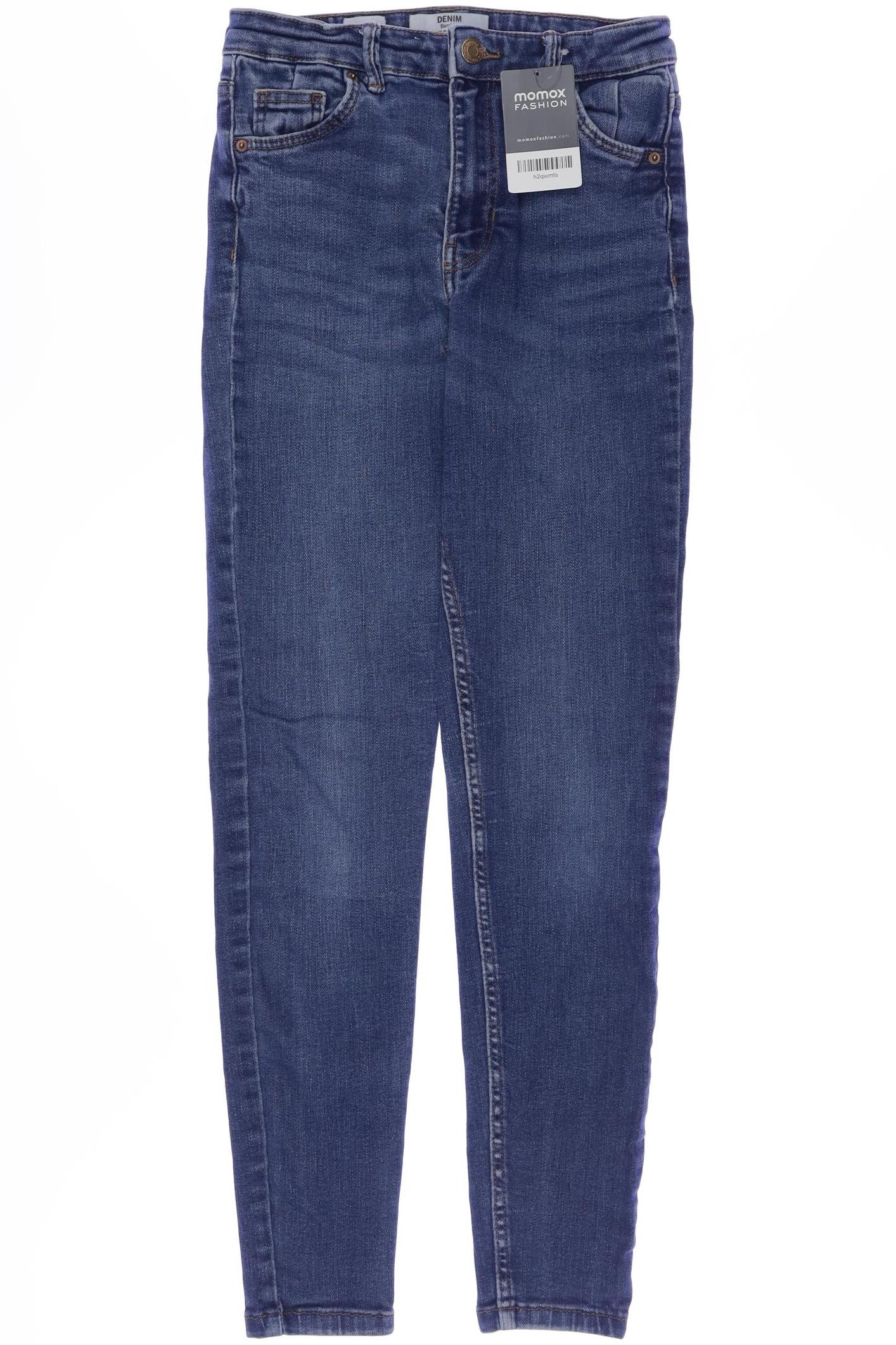 

bershka Damen Jeans, blau, Gr. 36