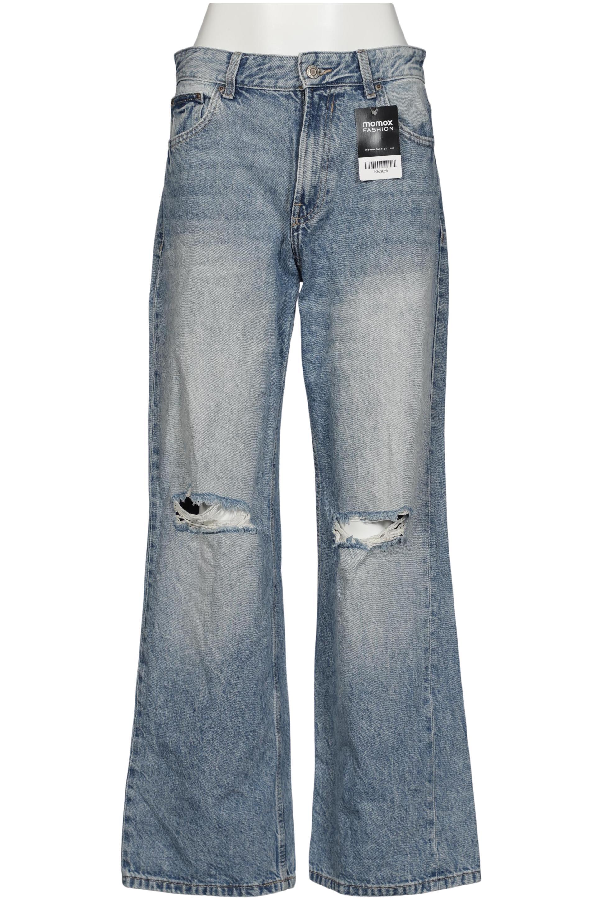

bershka Damen Jeans, hellblau, Gr. 38