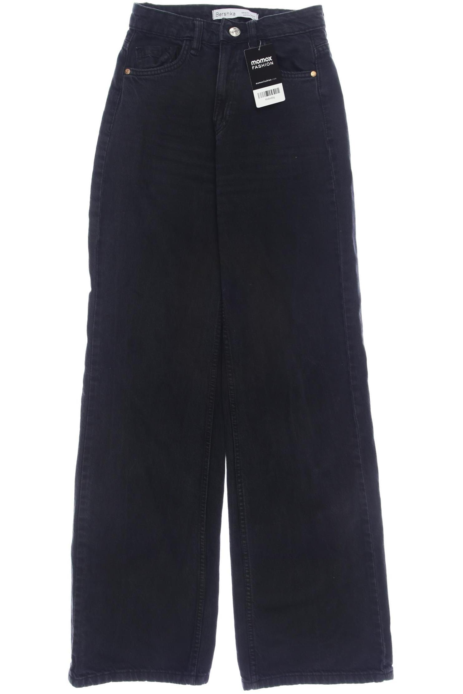 

bershka Damen Jeans, grau, Gr. 32