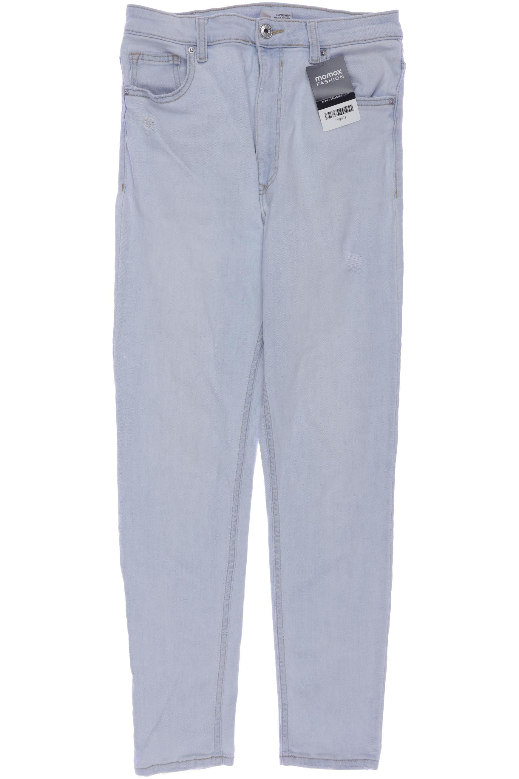 

bershka Damen Jeans, hellblau, Gr. 40