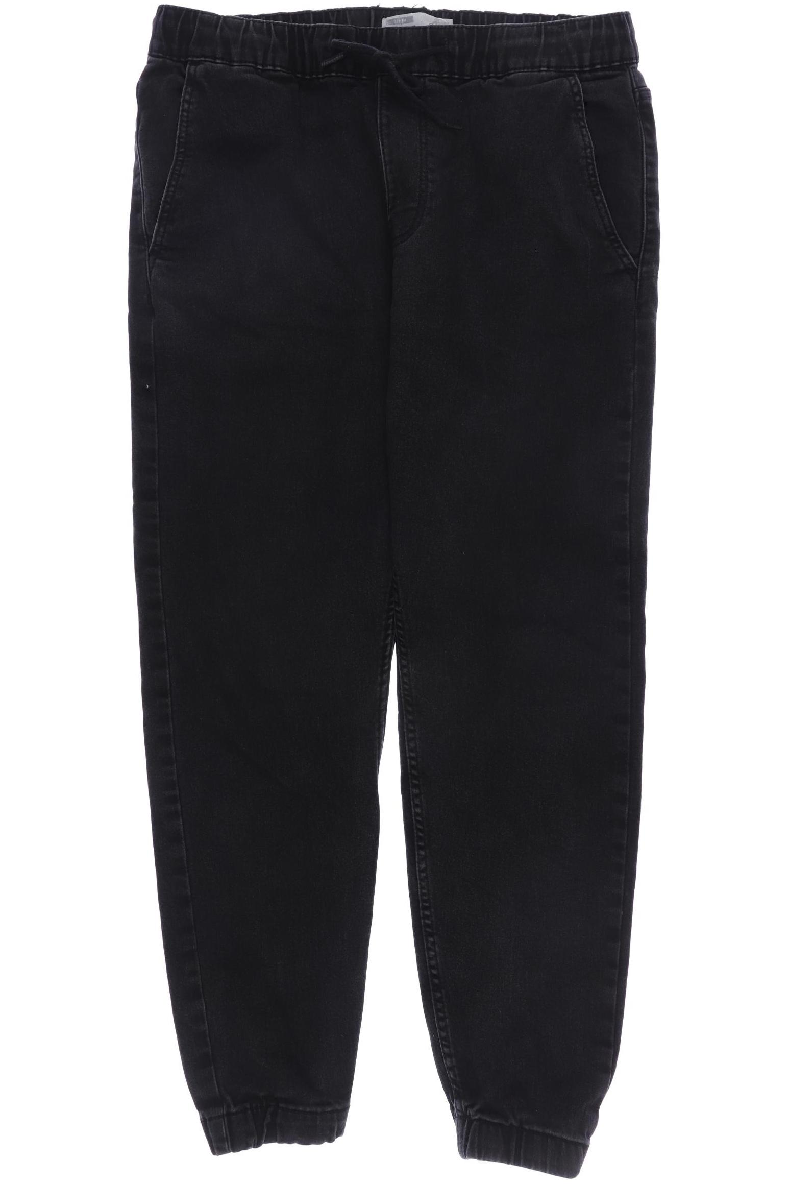 

bershka Damen Jeans, schwarz, Gr. 0