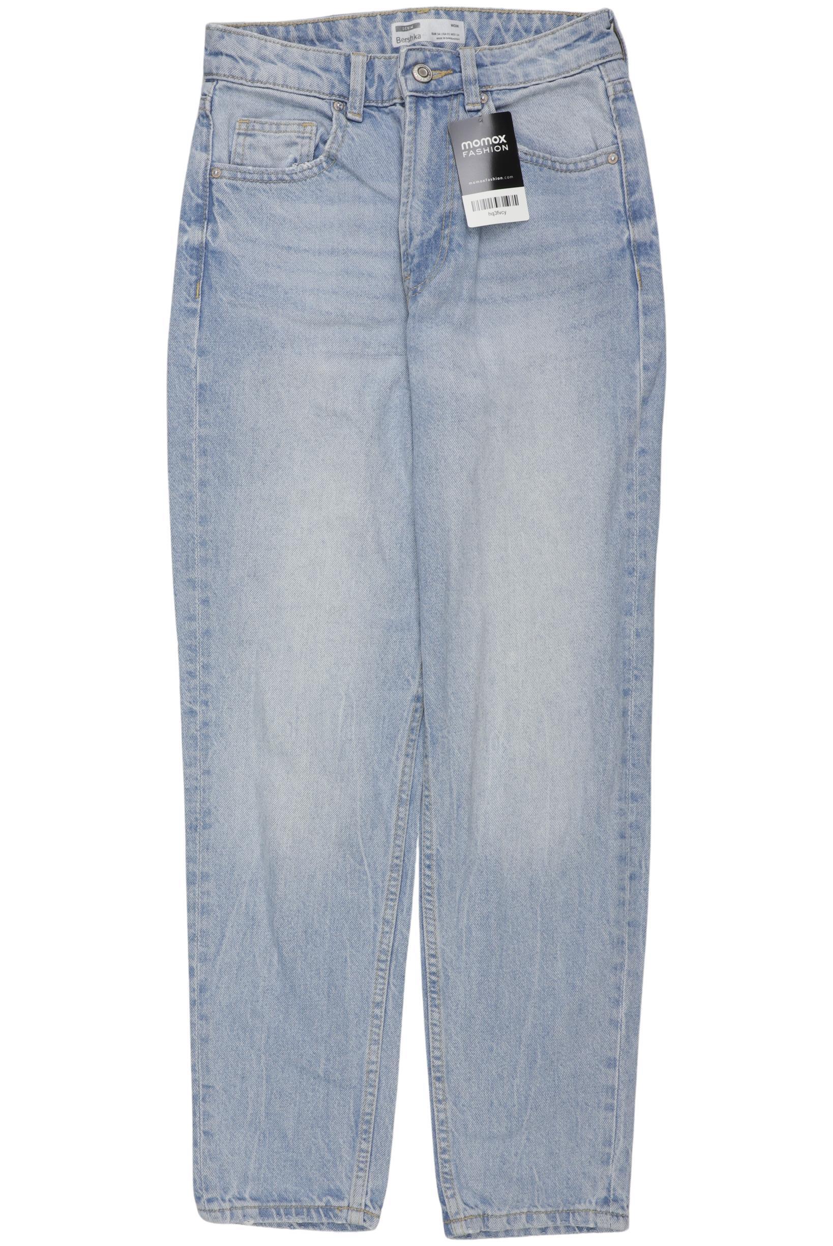 

bershka Damen Jeans, hellblau, Gr. 34