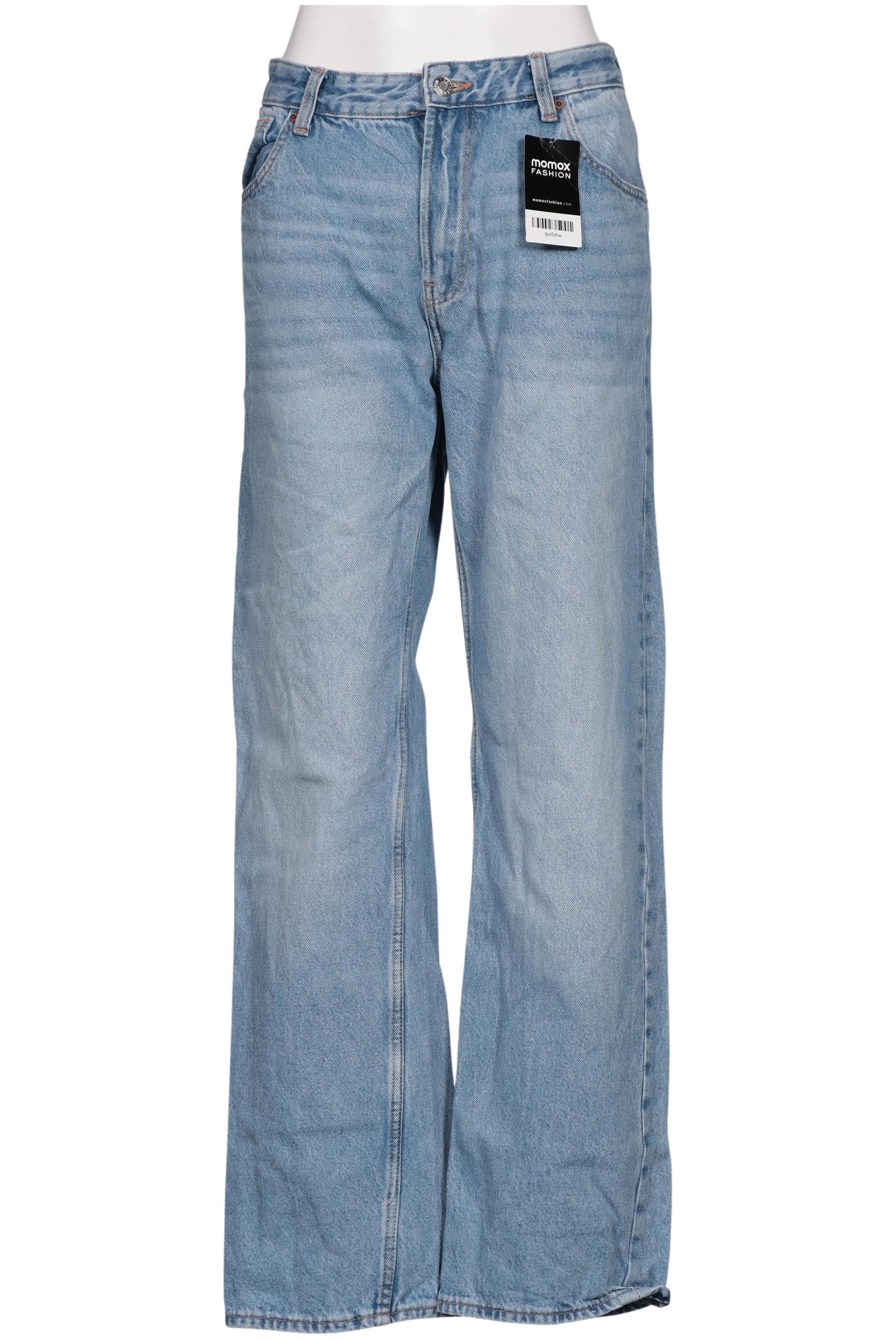 

bershka Damen Jeans, hellblau, Gr. 40