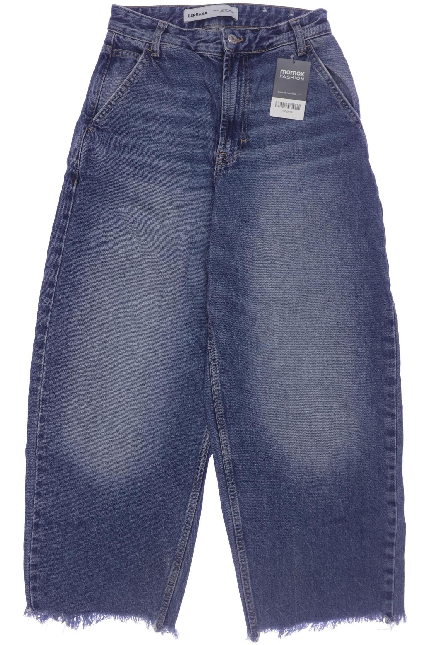 

bershka Damen Jeans, blau, Gr. 32