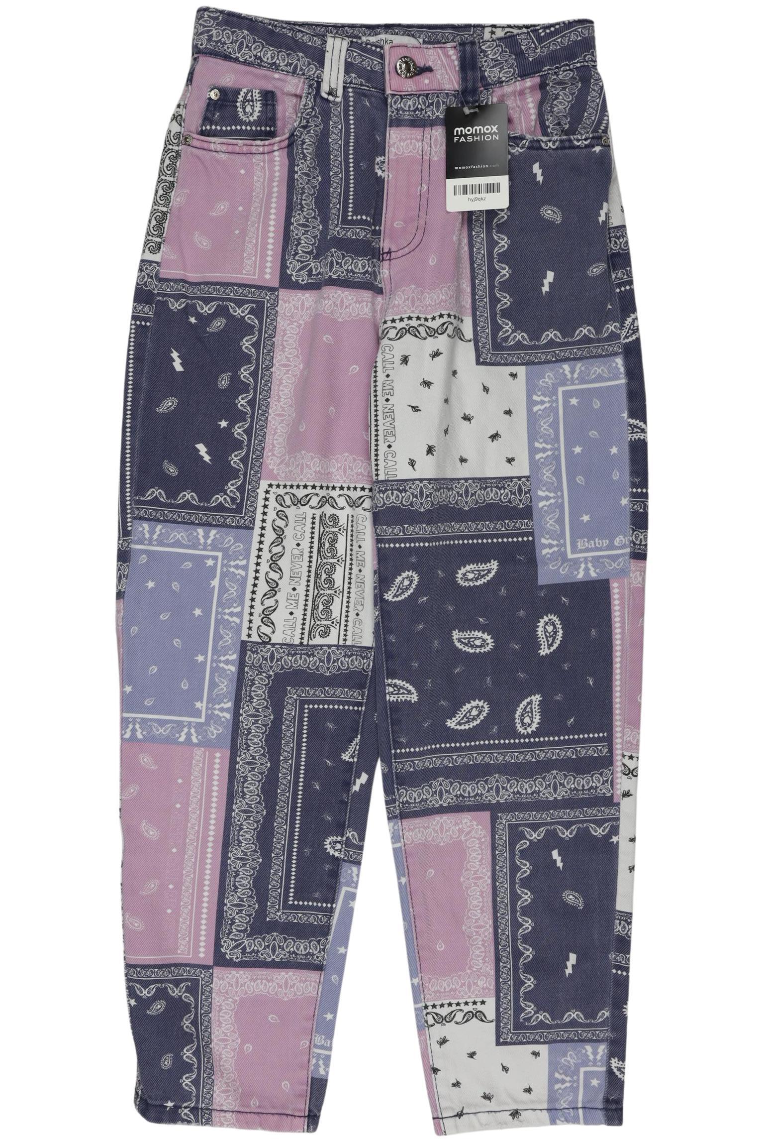 

bershka Damen Jeans, mehrfarbig, Gr. 34