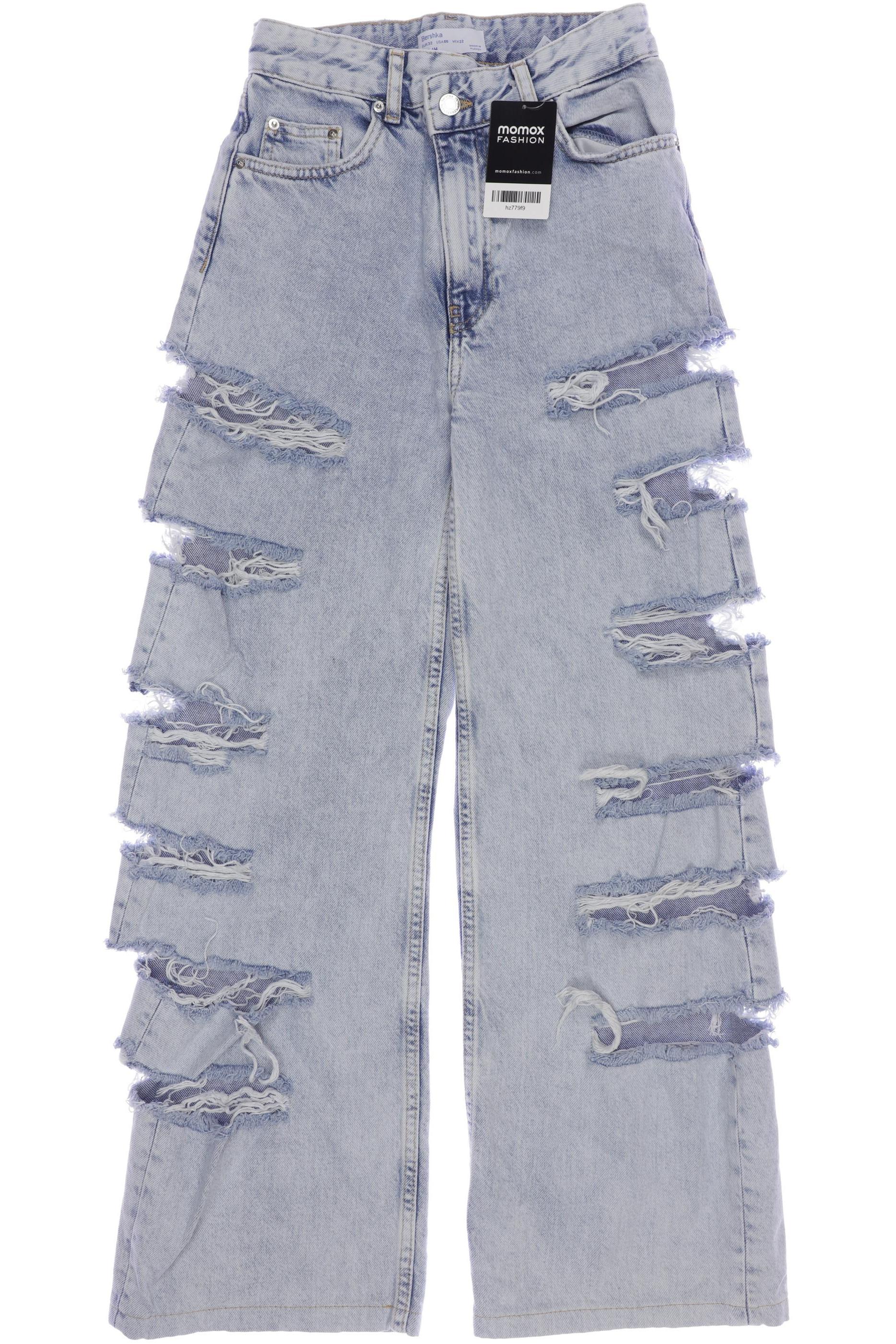 

bershka Damen Jeans, blau, Gr. 32