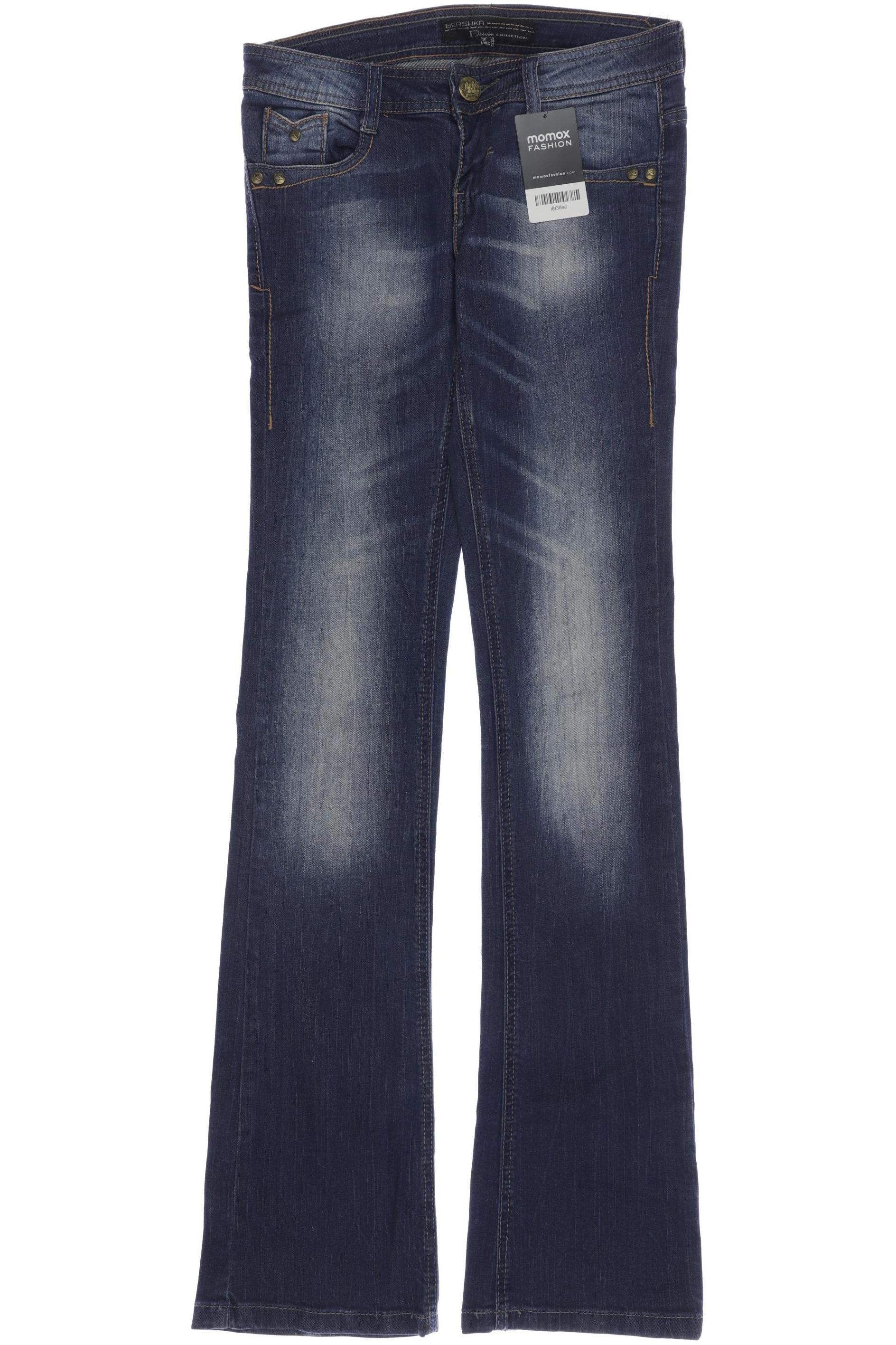 

bershka Damen Jeans, blau, Gr. 32