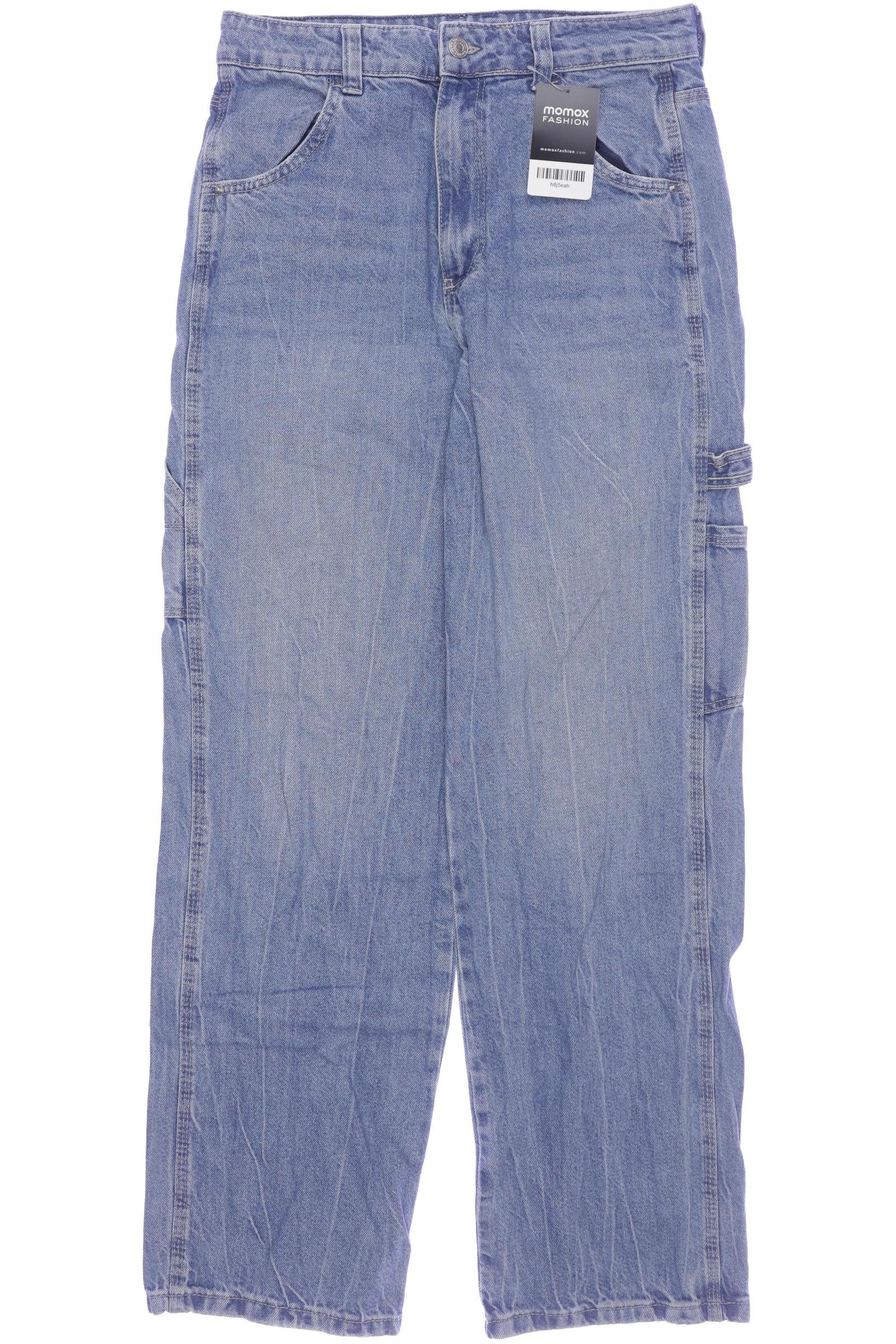 

bershka Damen Jeans, blau, Gr. 30
