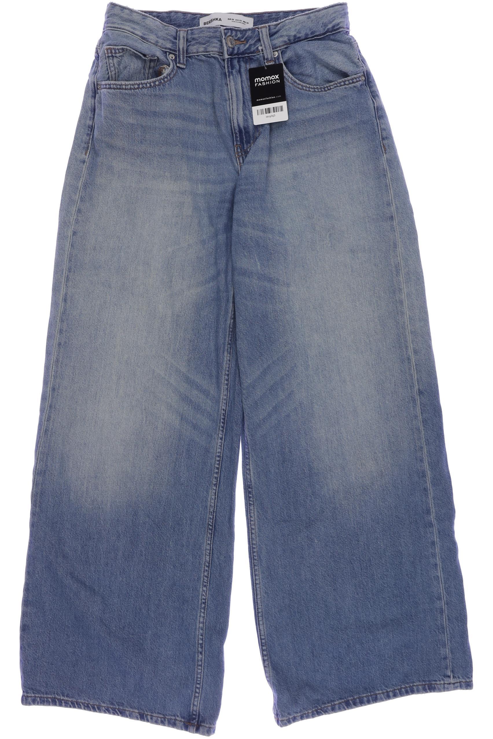 

bershka Damen Jeans, blau, Gr. 38