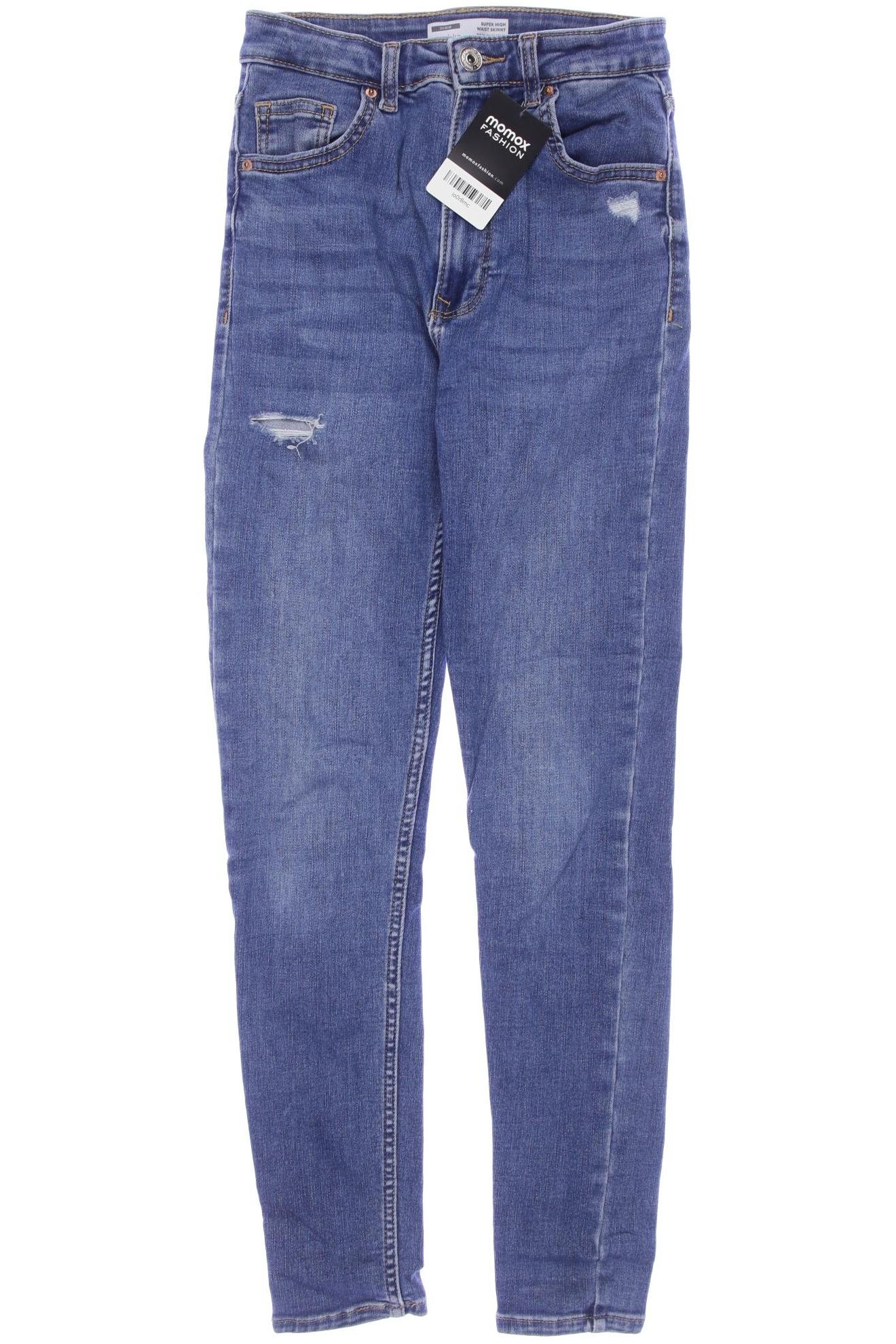 

bershka Damen Jeans, blau, Gr. 36