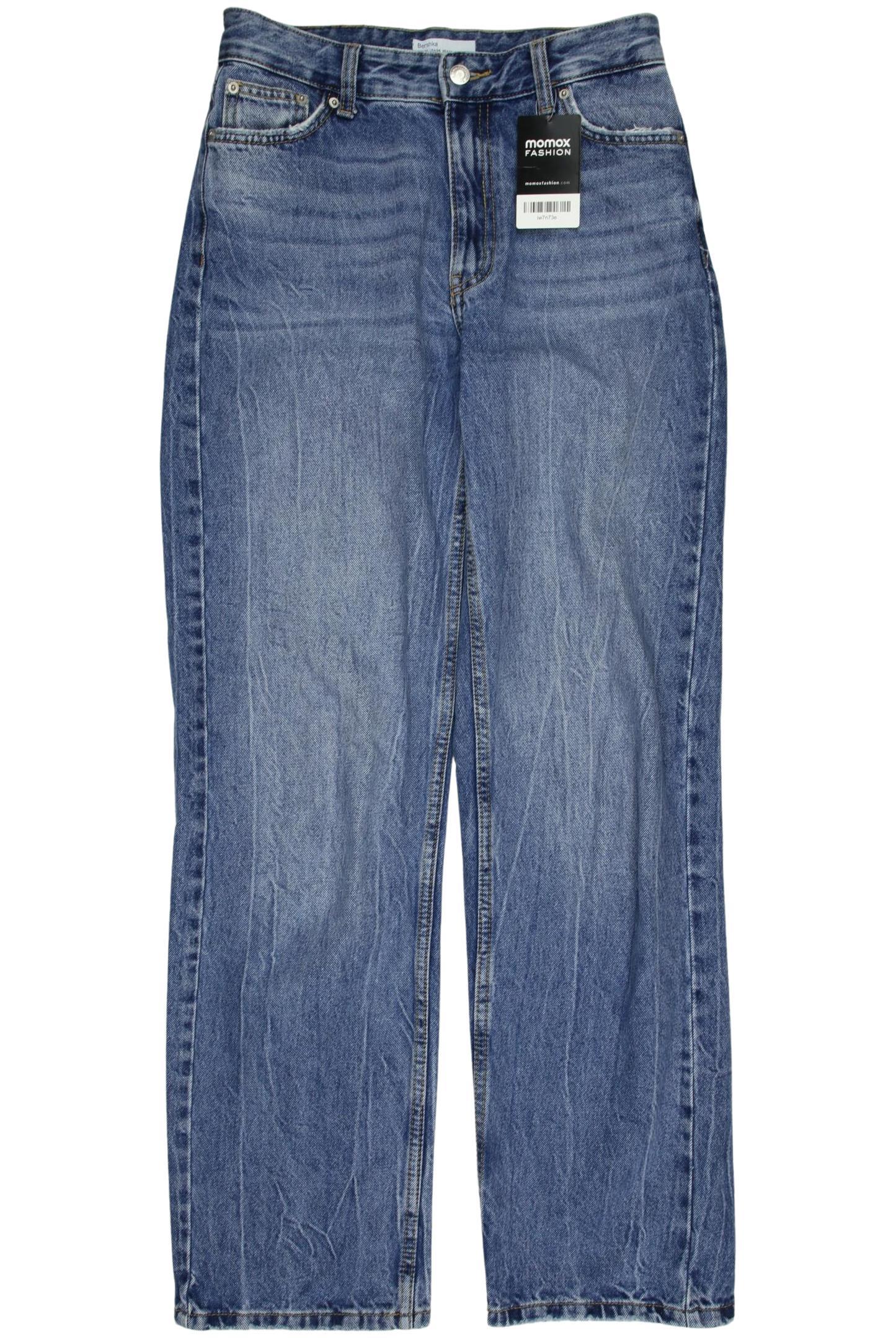 

bershka Damen Jeans, blau, Gr. 36