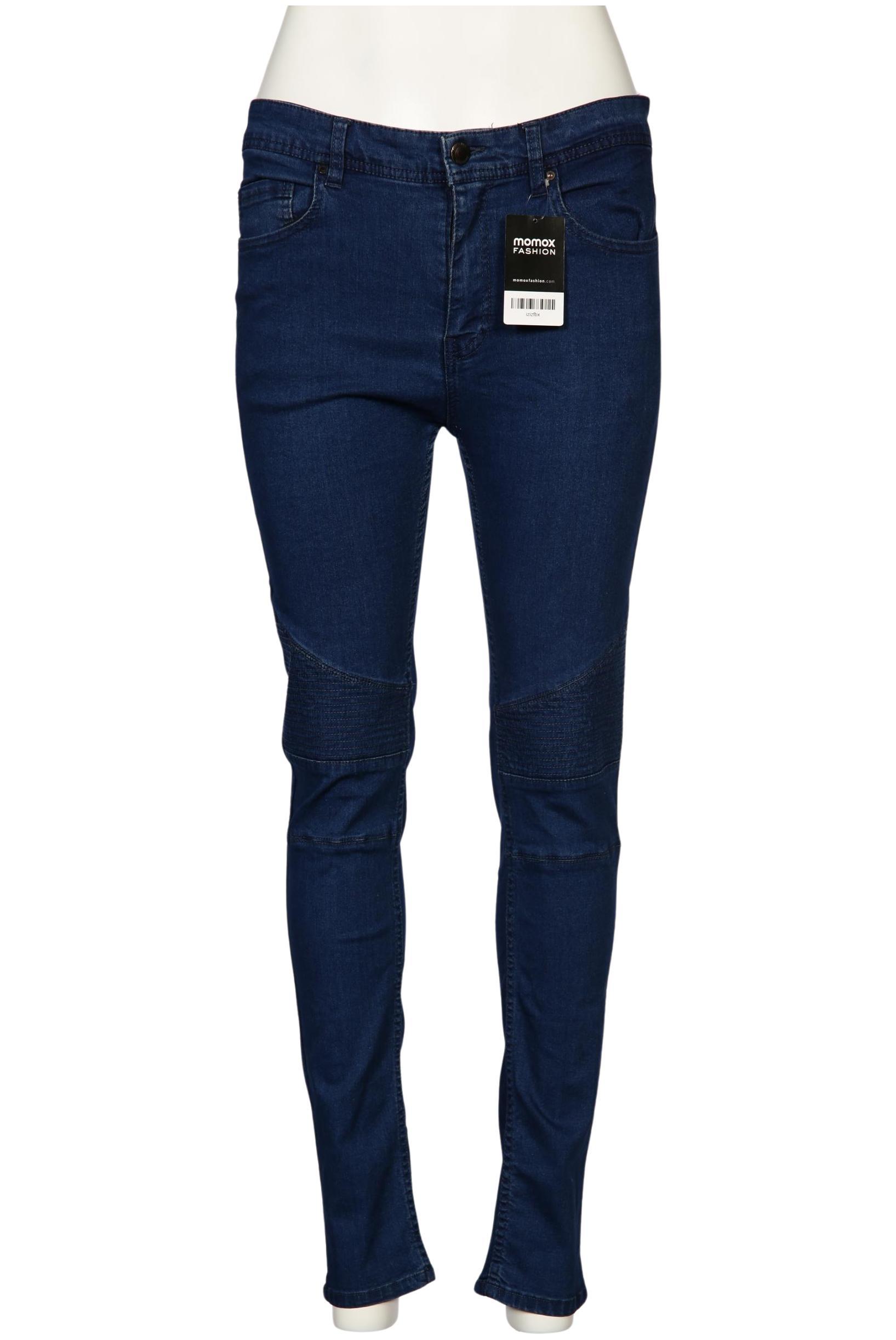 

bershka Damen Jeans, marineblau, Gr. 42