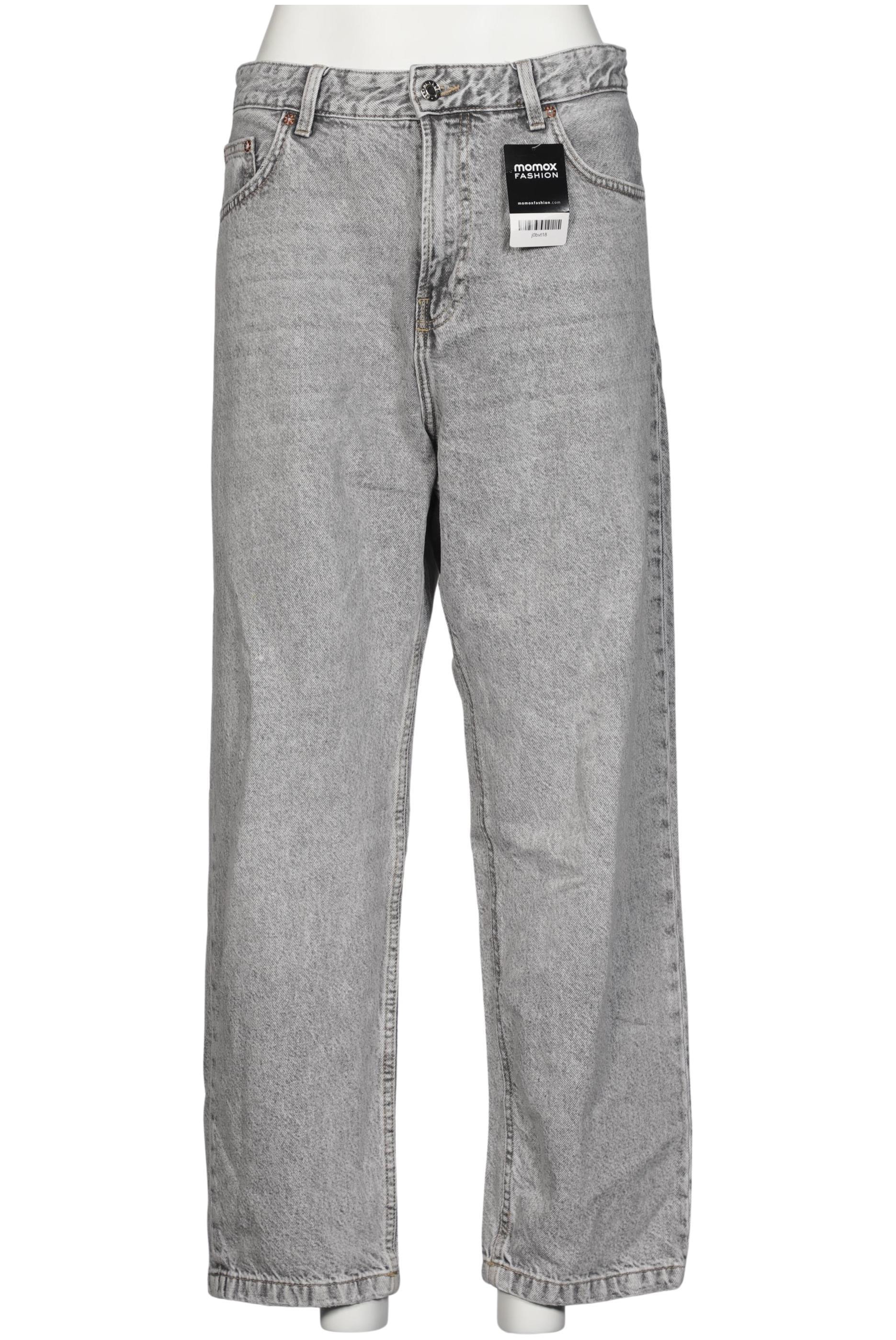 

bershka Damen Jeans, grau, Gr. 42