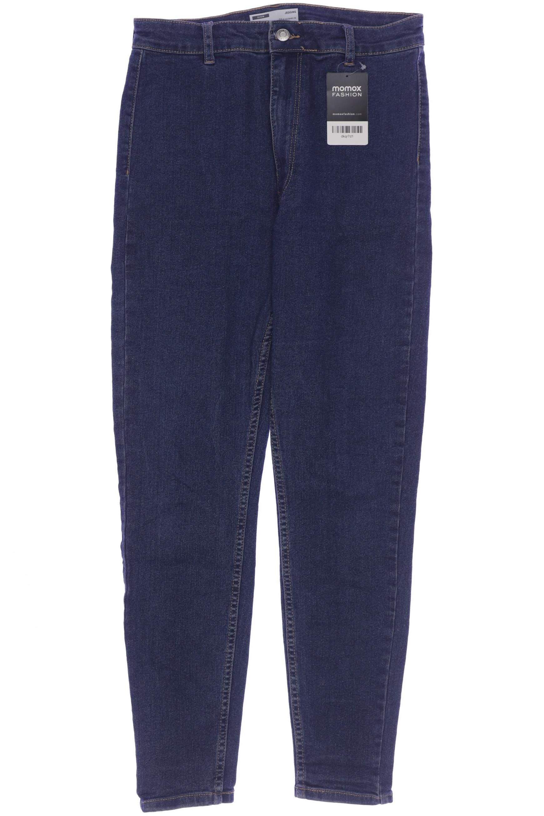 

bershka Damen Jeans, marineblau, Gr. 40