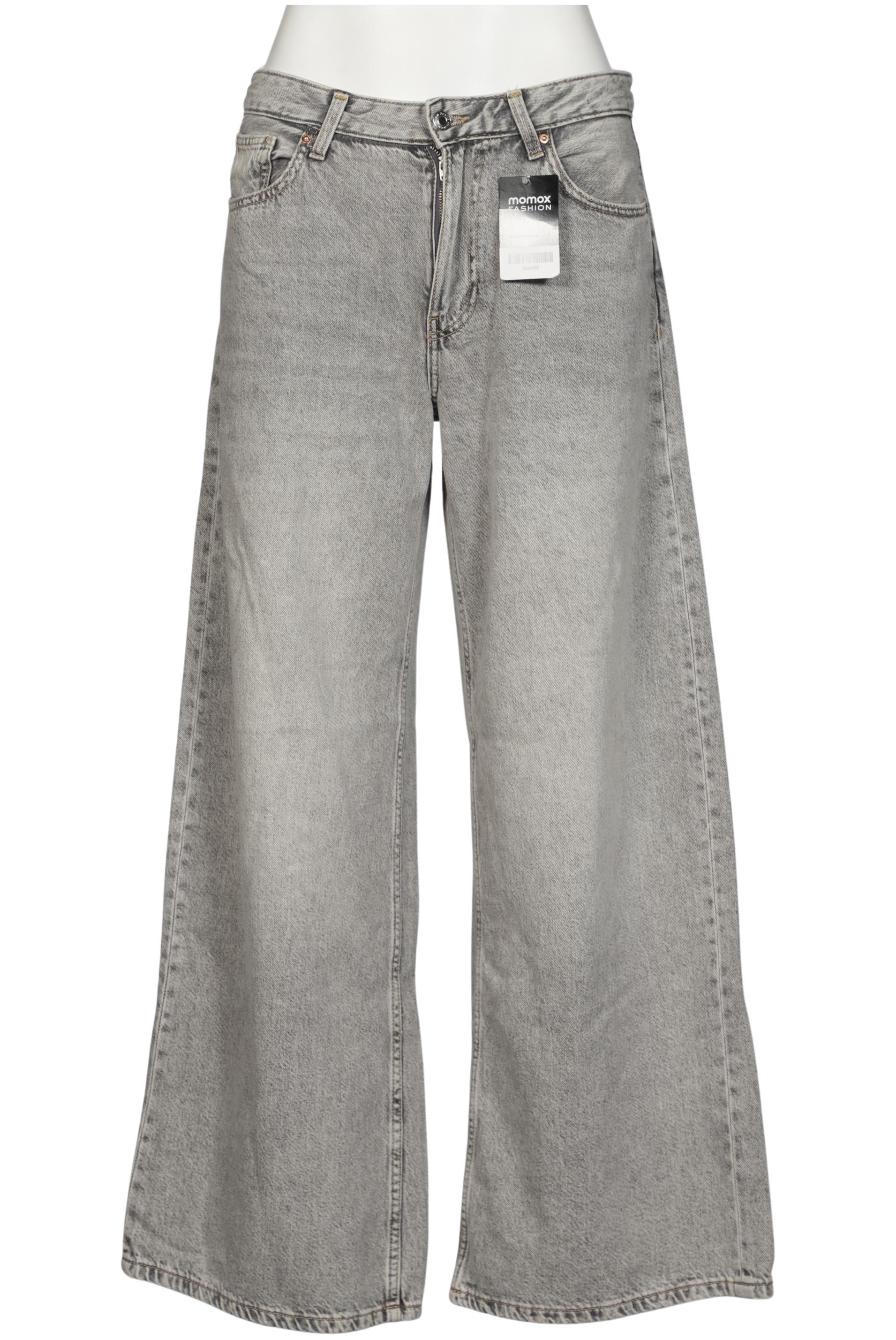 

bershka Damen Jeans, grau, Gr. 31