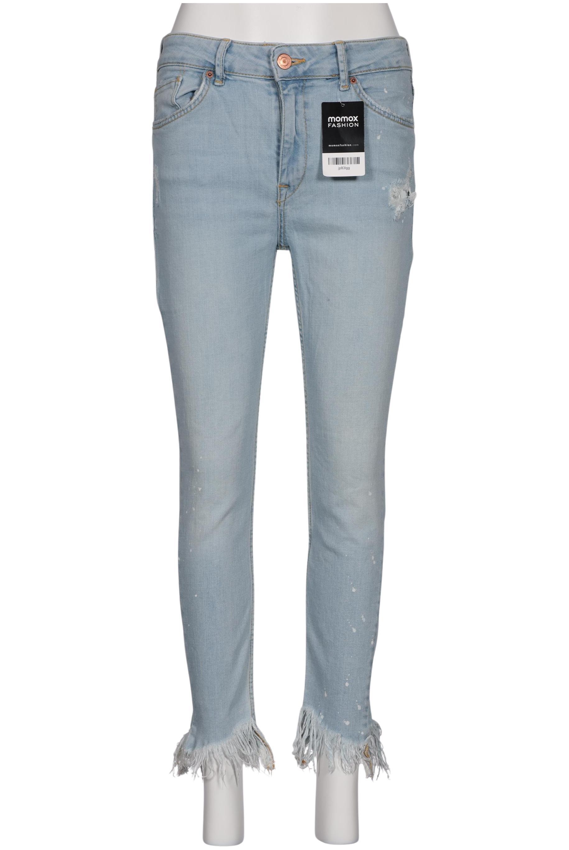 

bershka Damen Jeans, hellblau, Gr. 38