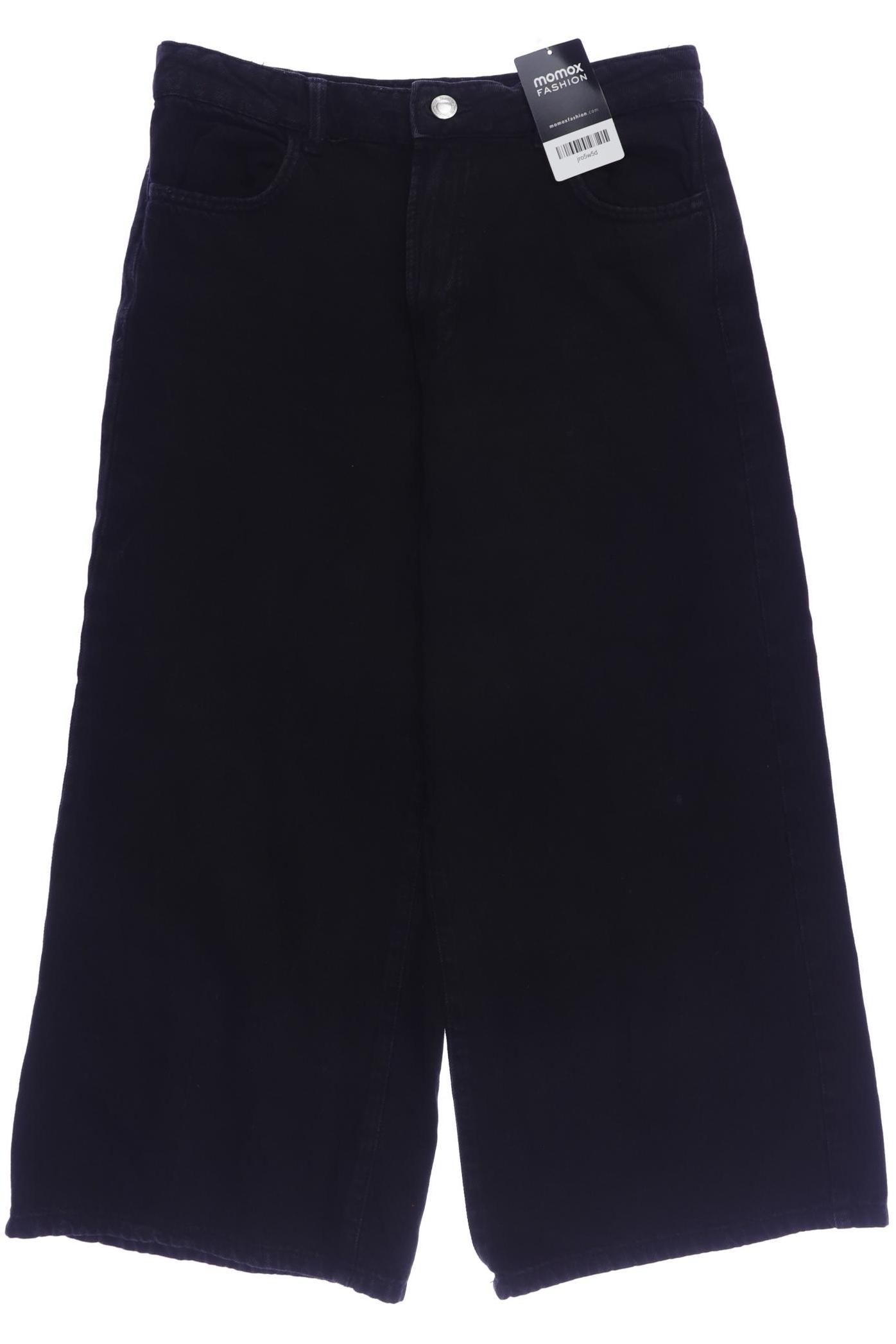 

bershka Damen Jeans, schwarz, Gr. 36