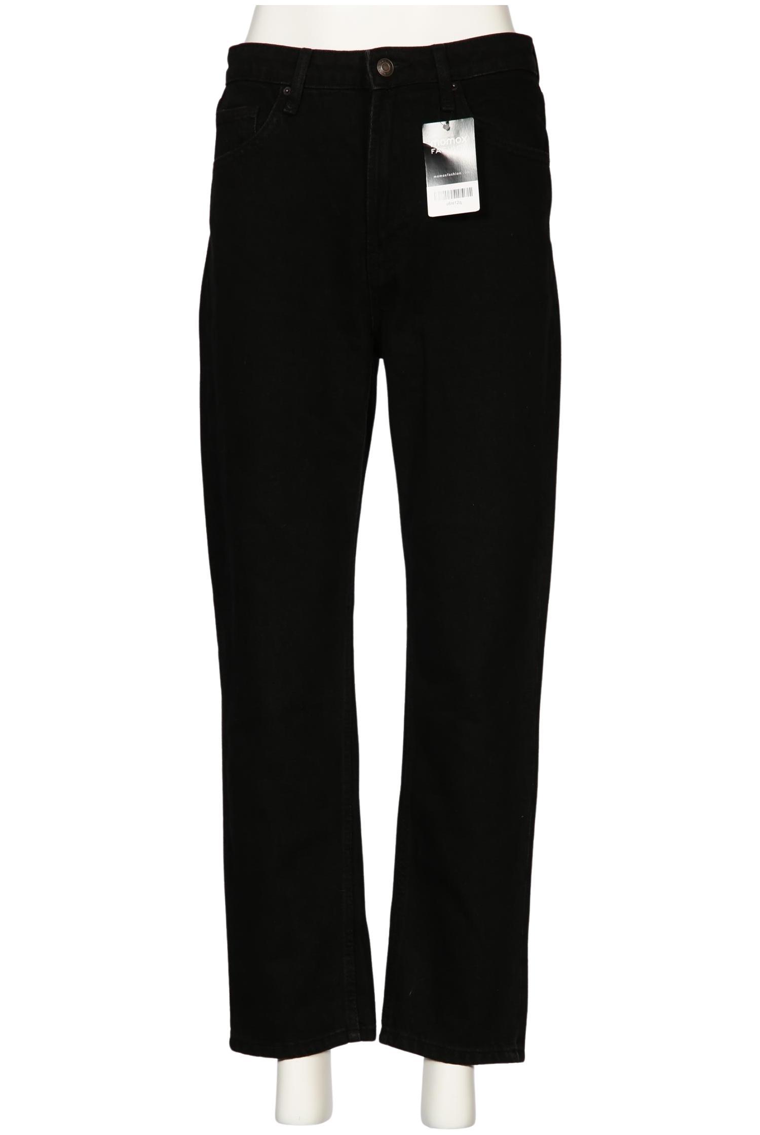 

bershka Damen Jeans, schwarz, Gr. 38