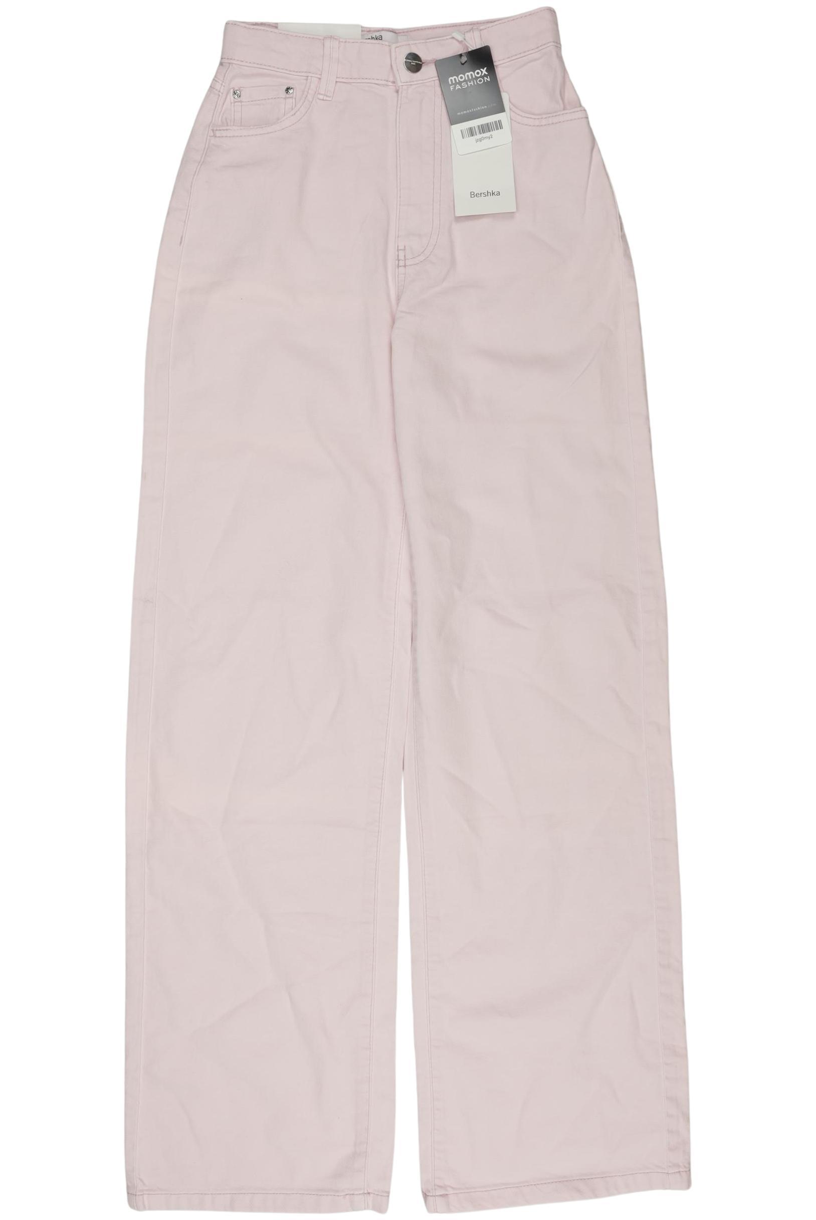 

bershka Damen Jeans, pink, Gr. 34