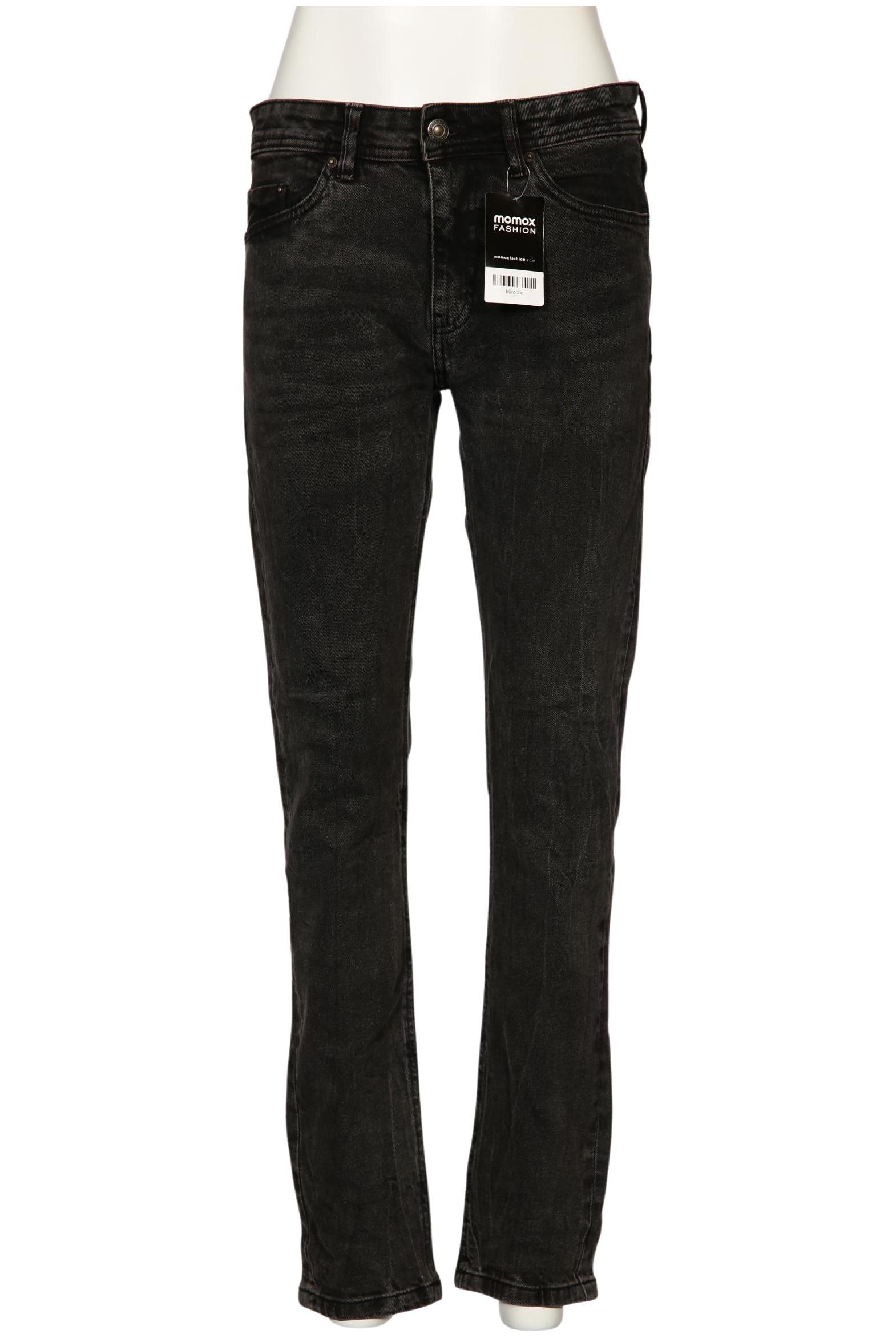 

bershka Damen Jeans, schwarz, Gr. 40