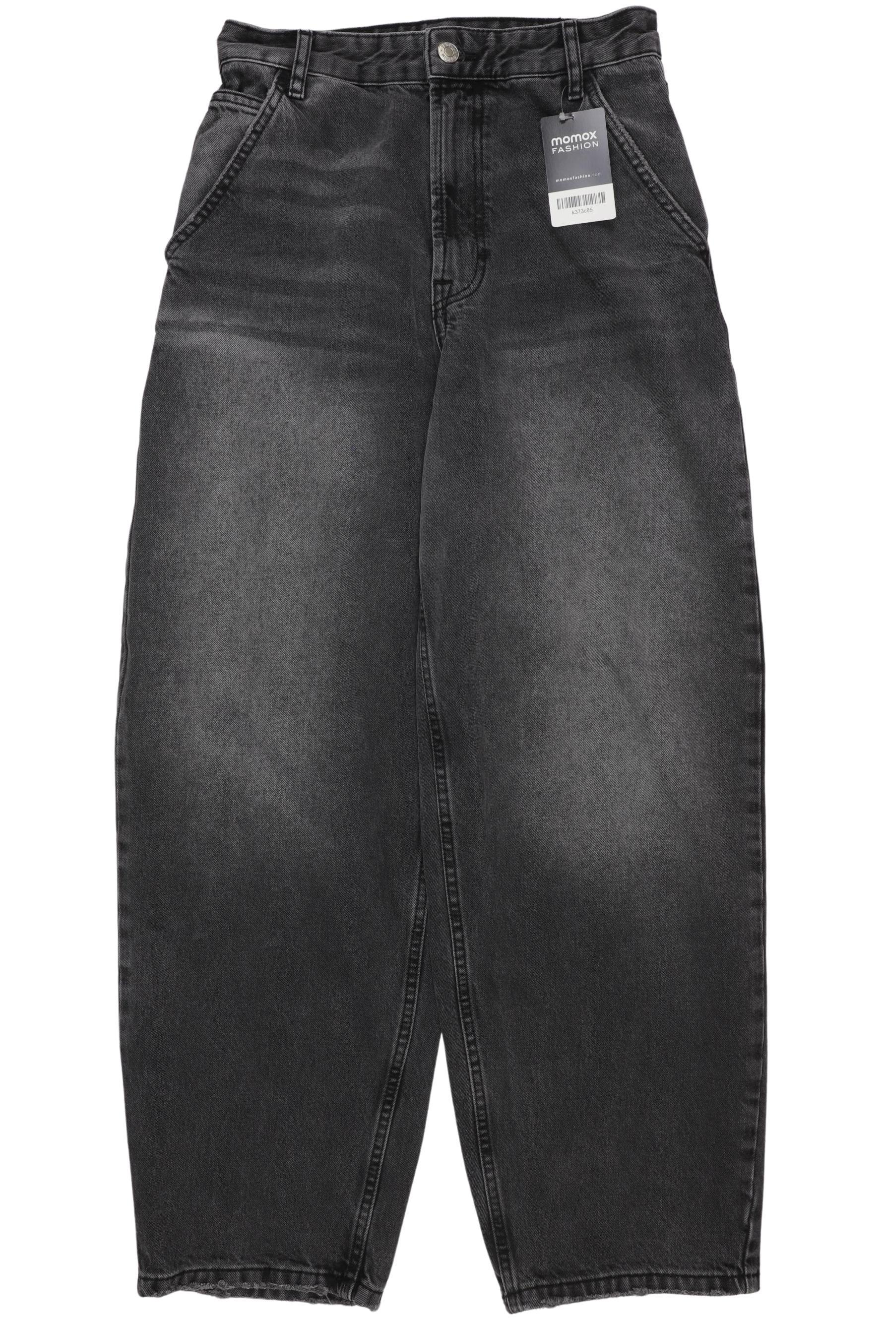 

bershka Damen Jeans, grau, Gr. 32