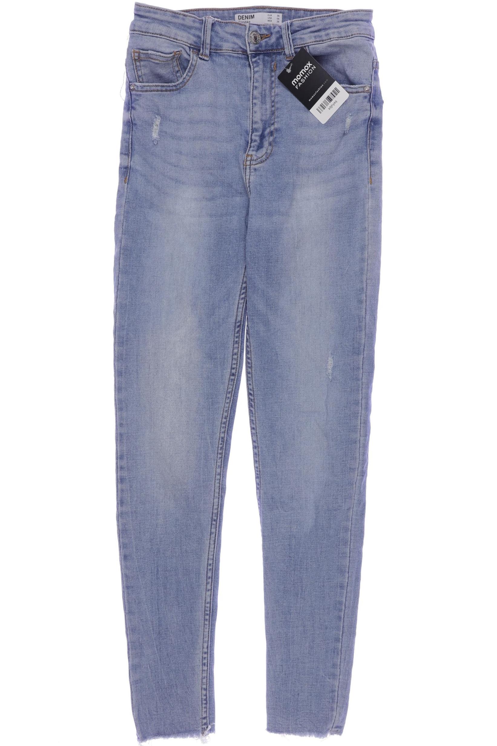 

bershka Damen Jeans, blau, Gr. 36
