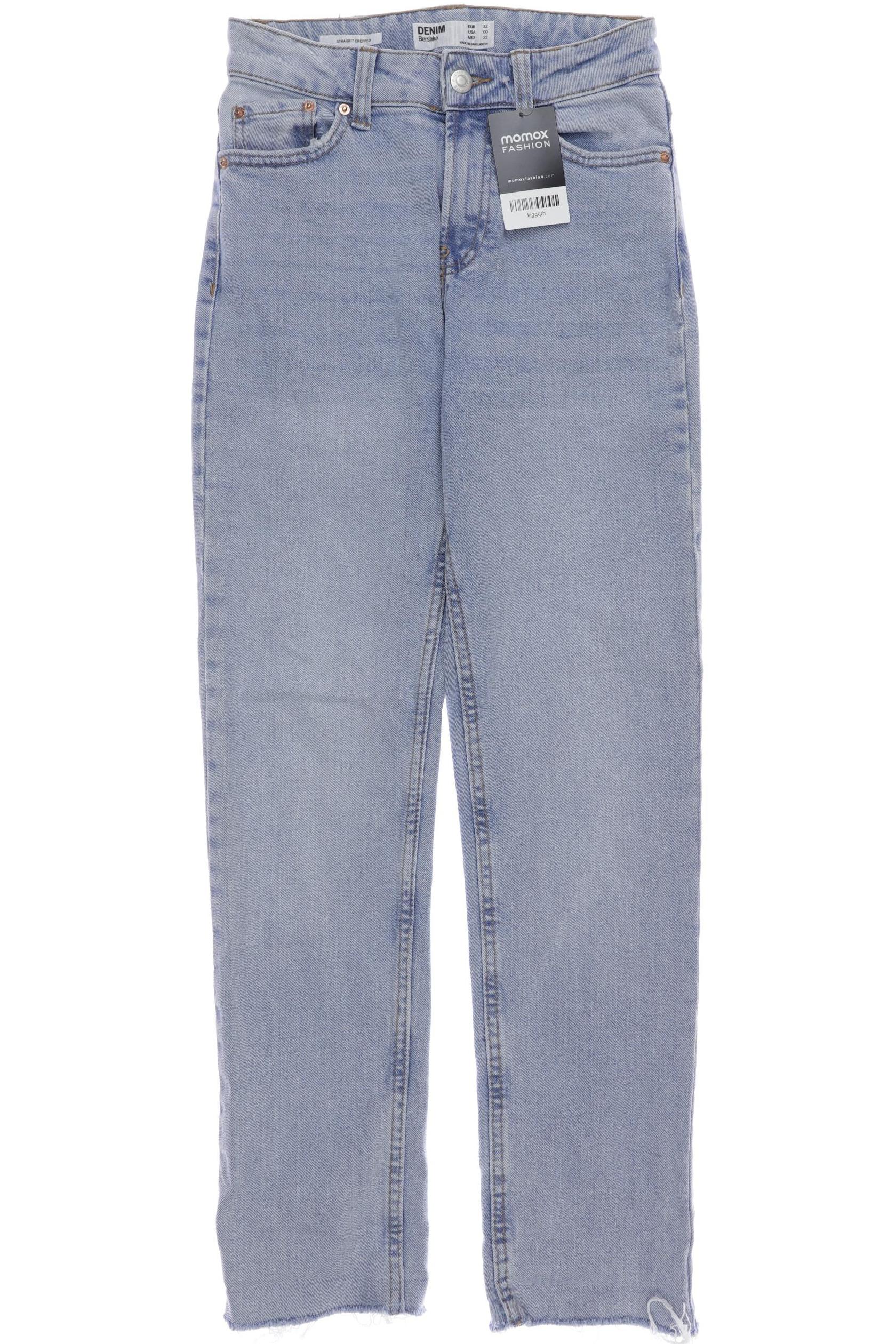 

bershka Damen Jeans, blau, Gr. 32