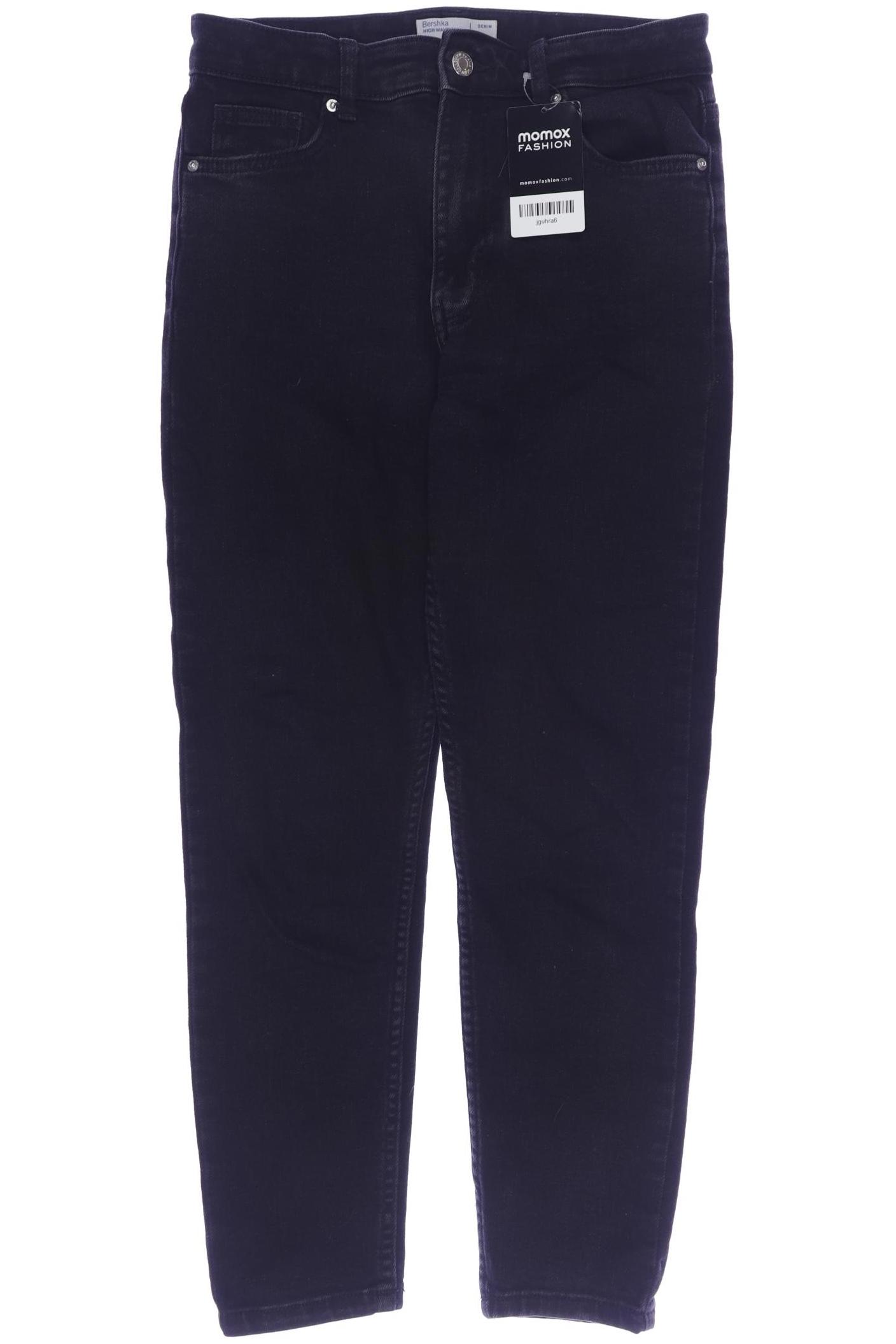 

bershka Damen Jeans, schwarz, Gr. 36