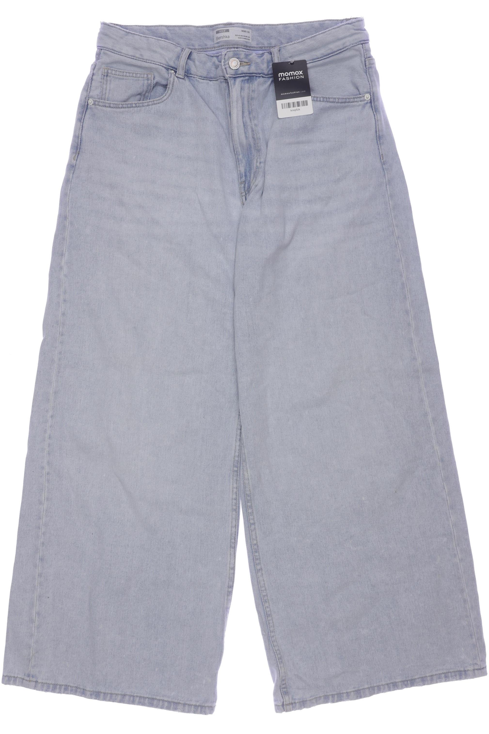

bershka Damen Jeans, hellblau, Gr. 40