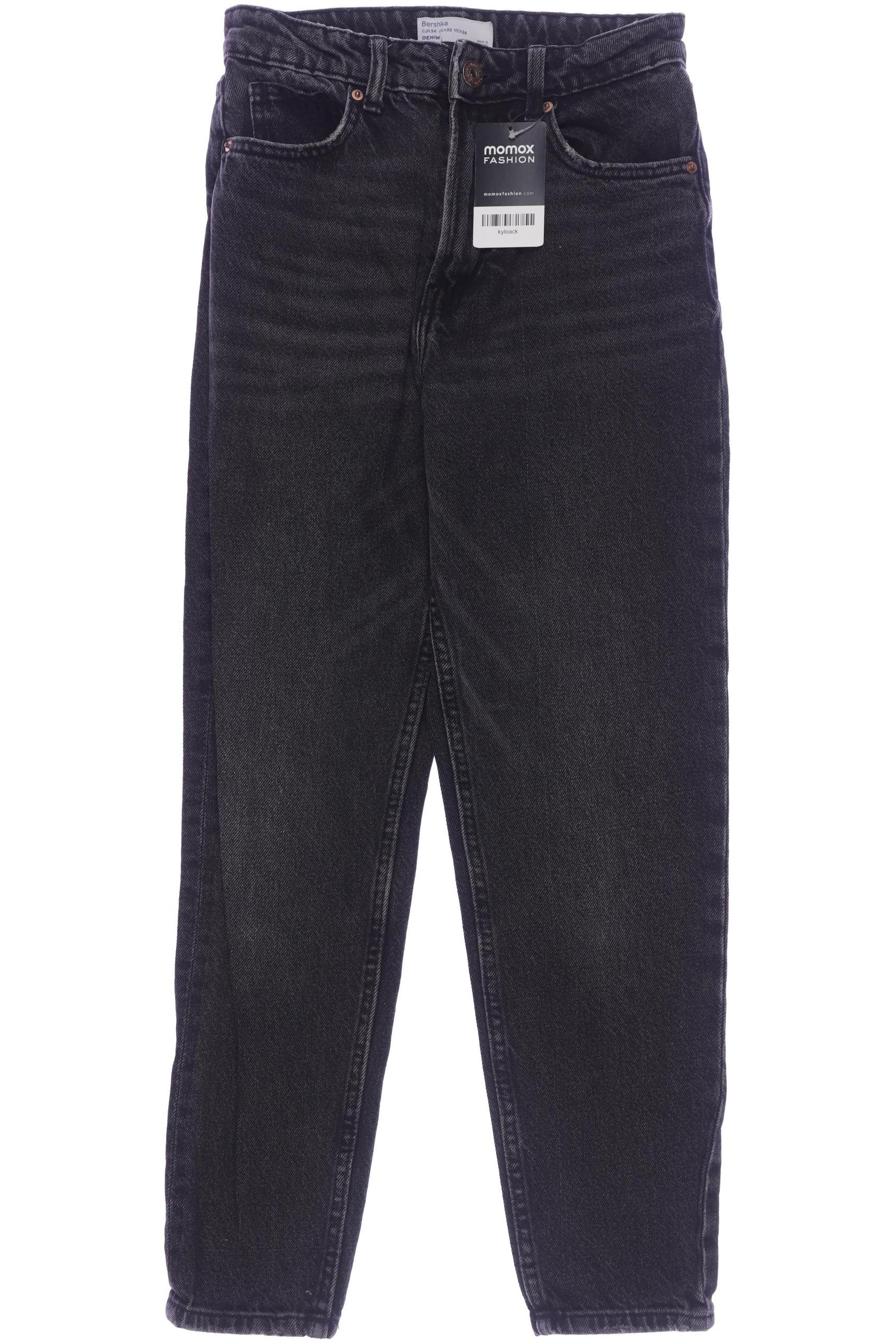 

bershka Damen Jeans, grau, Gr. 34