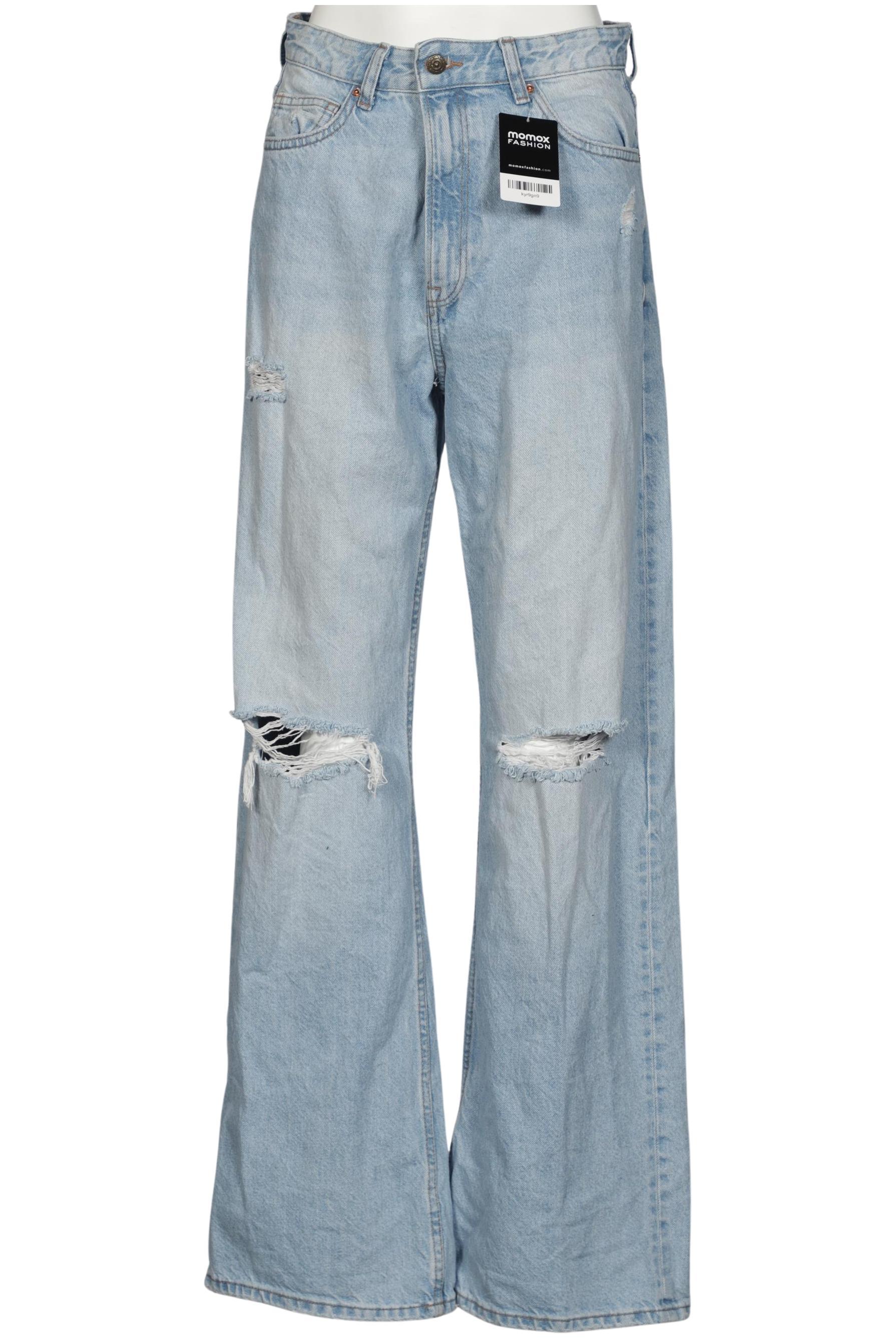

bershka Damen Jeans, hellblau, Gr. 40