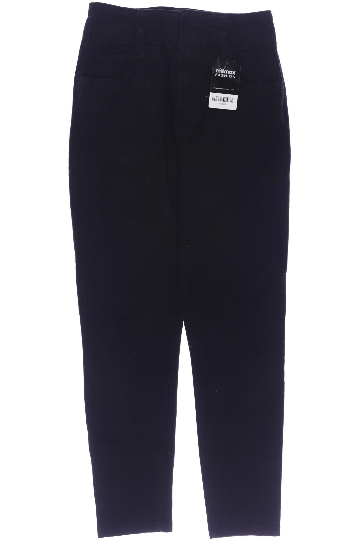 

bershka Damen Jeans, schwarz, Gr. 38