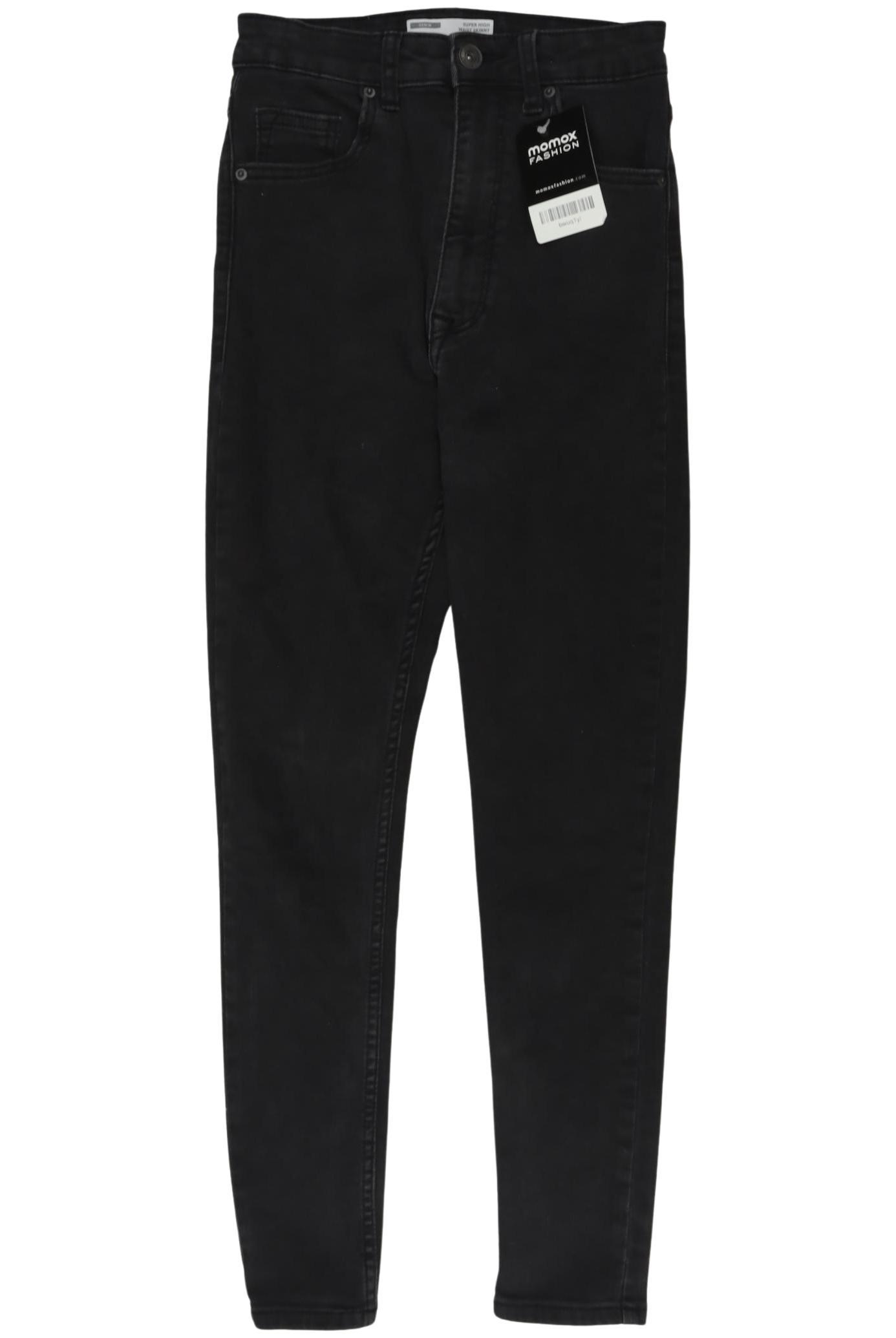 

bershka Damen Jeans, schwarz, Gr. 36