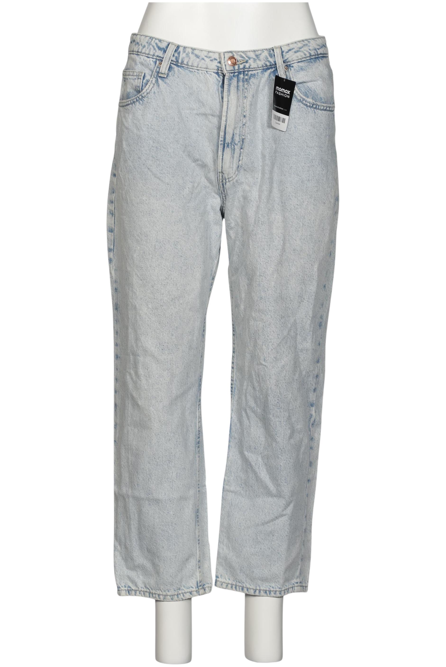 

bershka Damen Jeans, hellblau, Gr. 44