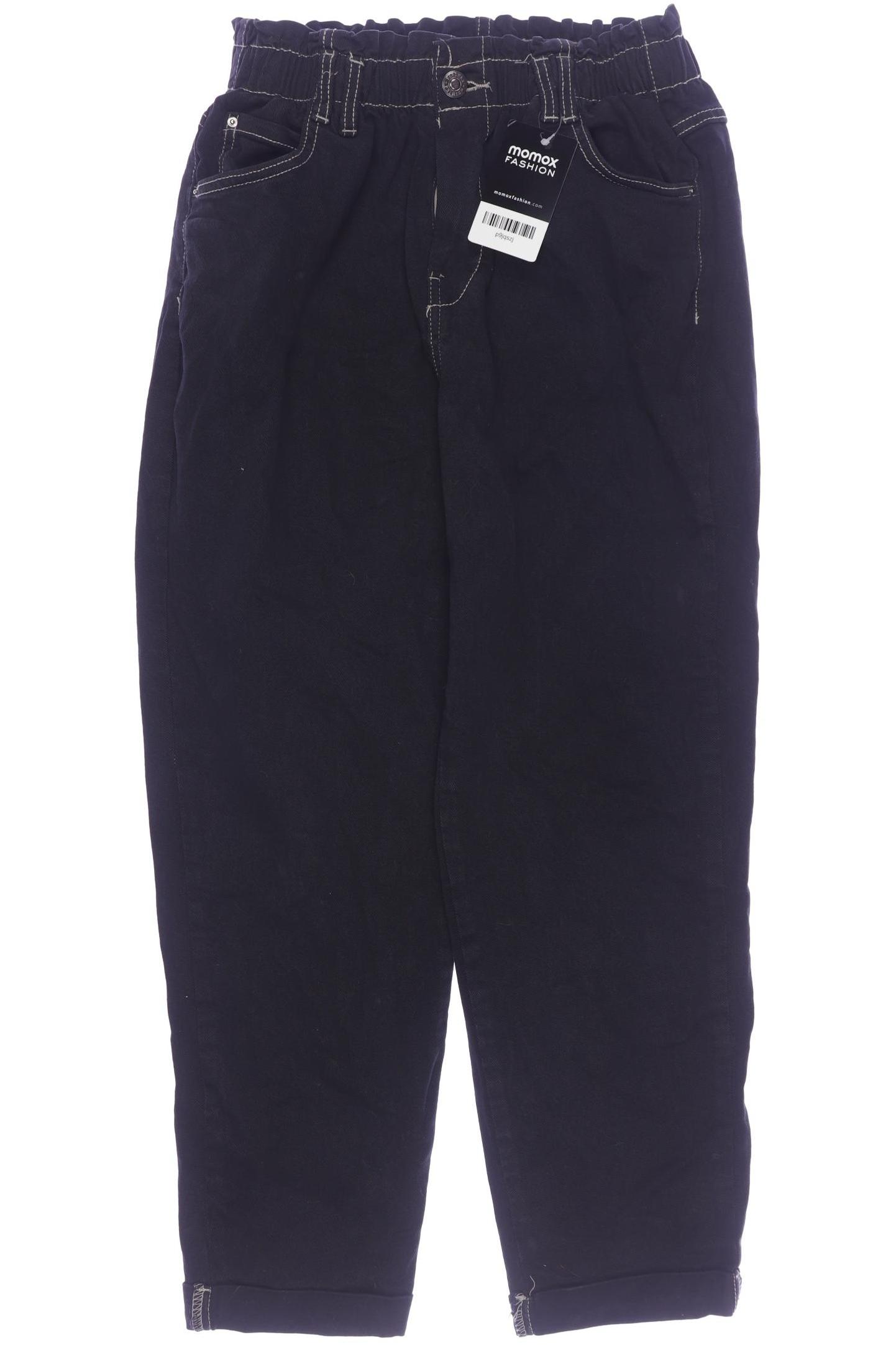 

bershka Damen Jeans, schwarz, Gr. 38