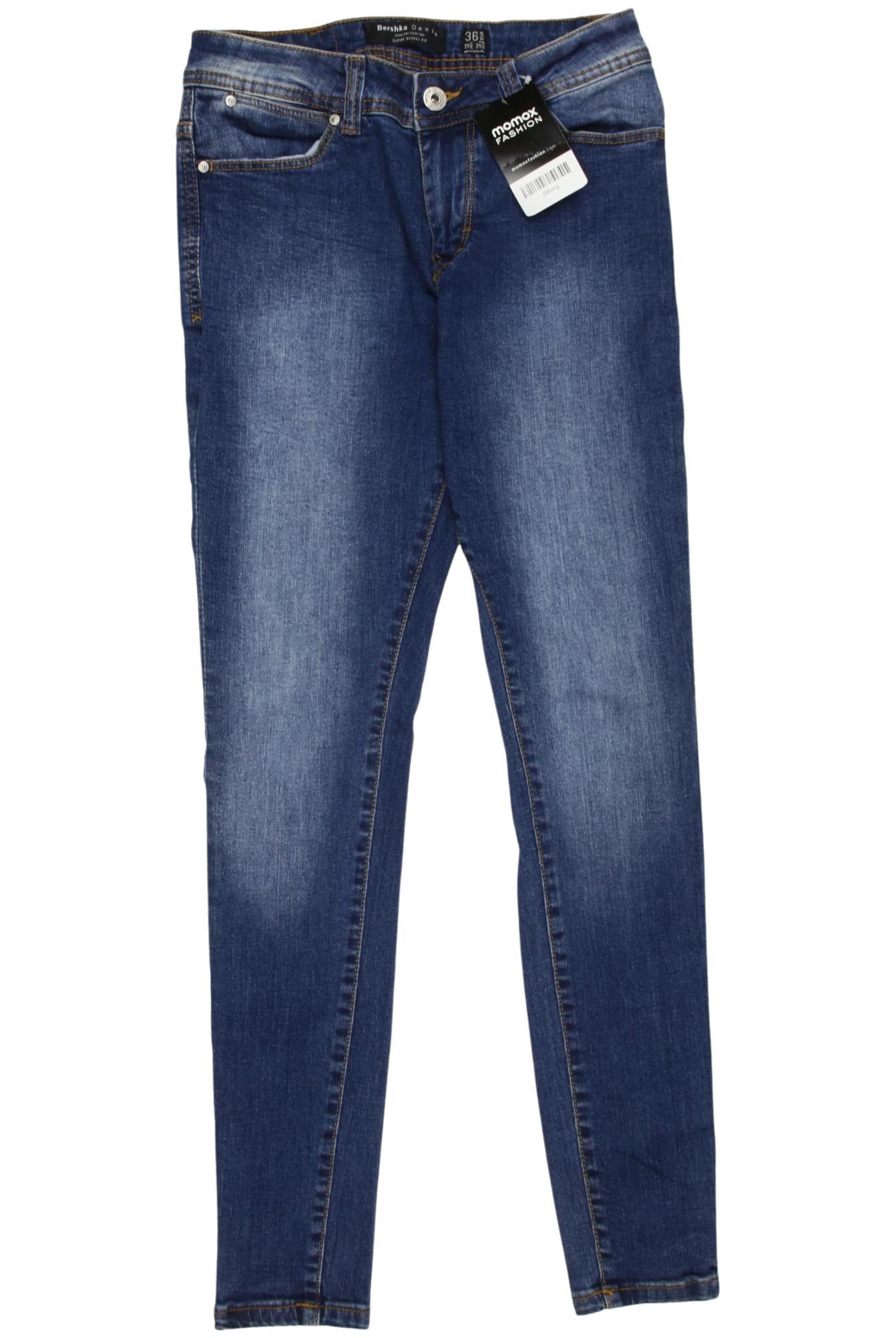 

bershka Damen Jeans, blau, Gr. 36