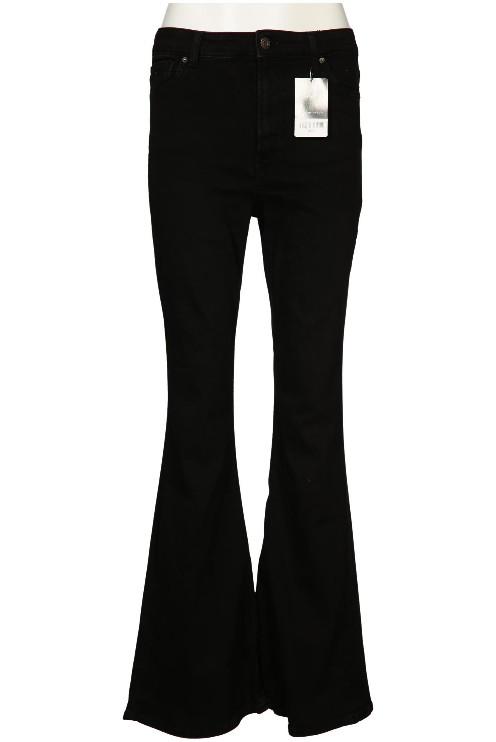 

bershka Damen Jeans, schwarz, Gr. 40